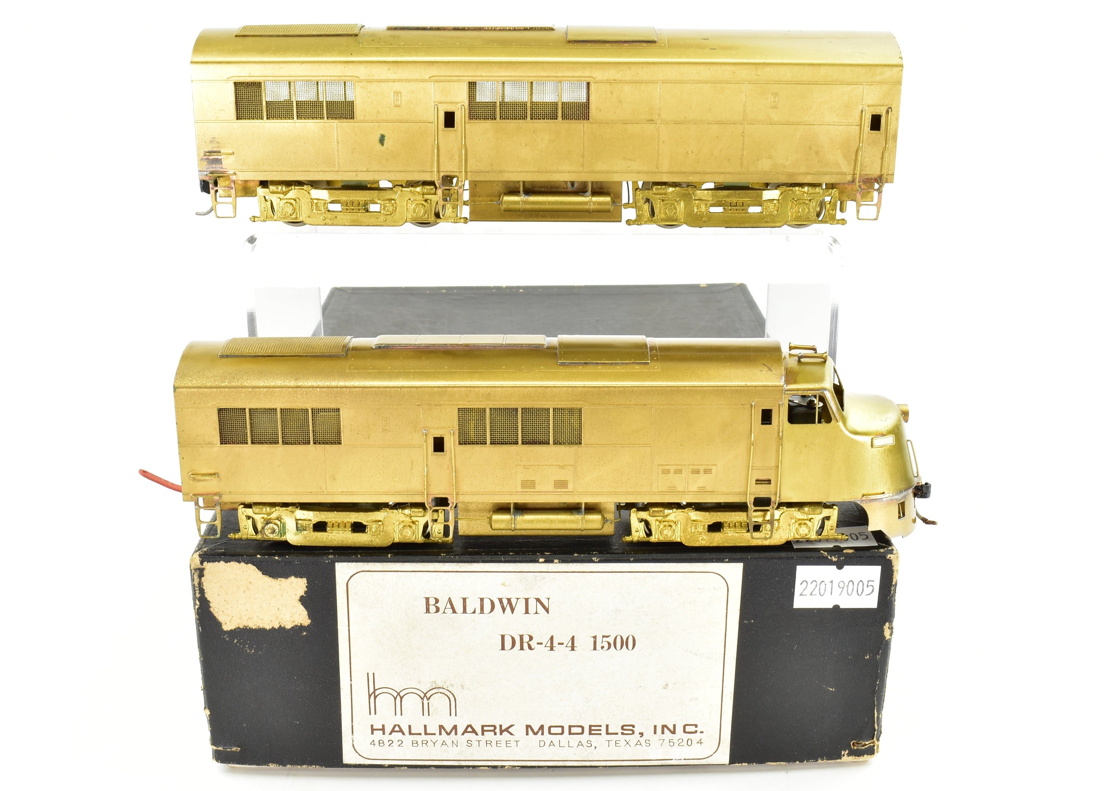 HO Scale Brass Hallmark Baldwin DR-4-4-1500 Baby Face A/B Locomotive Set