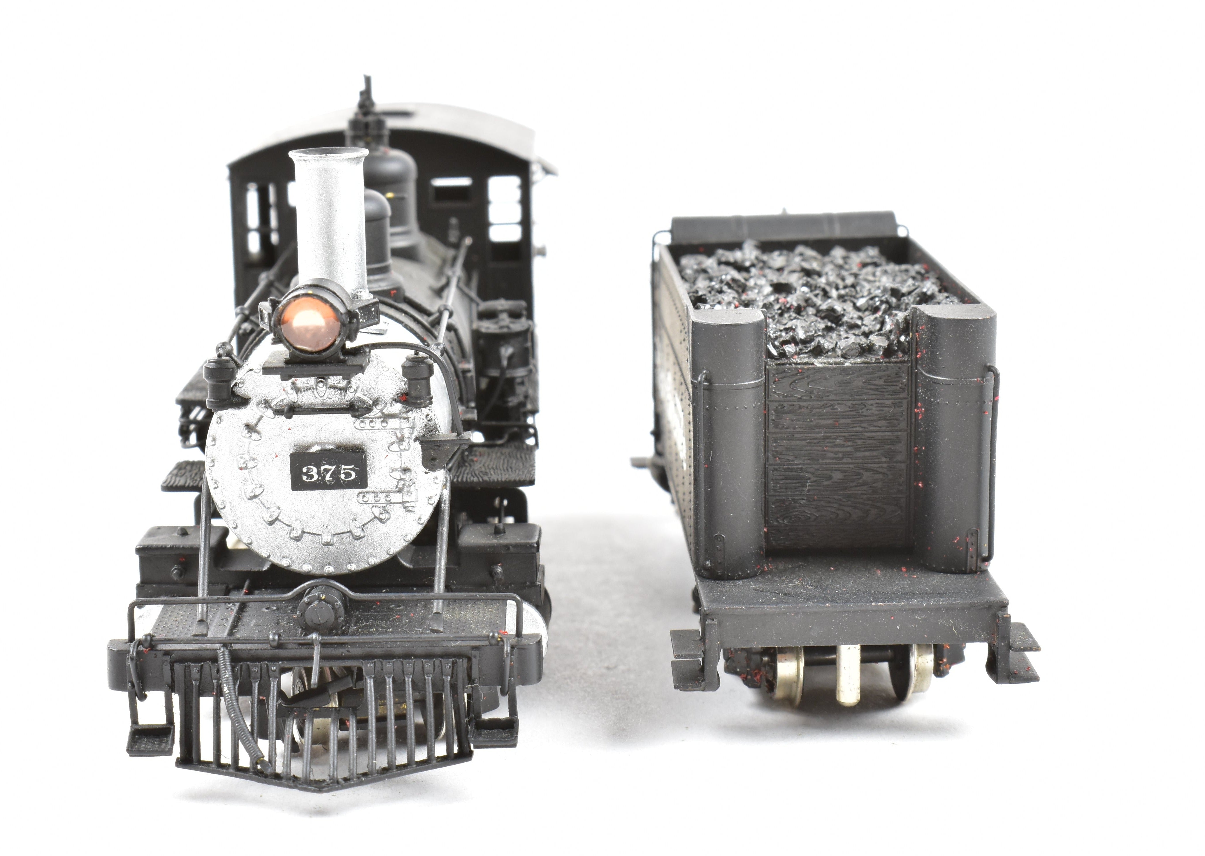HOn3 Scale Brass Model Train - Westside Model Co. D&RGW (Denver & Rio Grande Western) C - 25 2 - 8 - 0 #375 with Custom Painted Finish