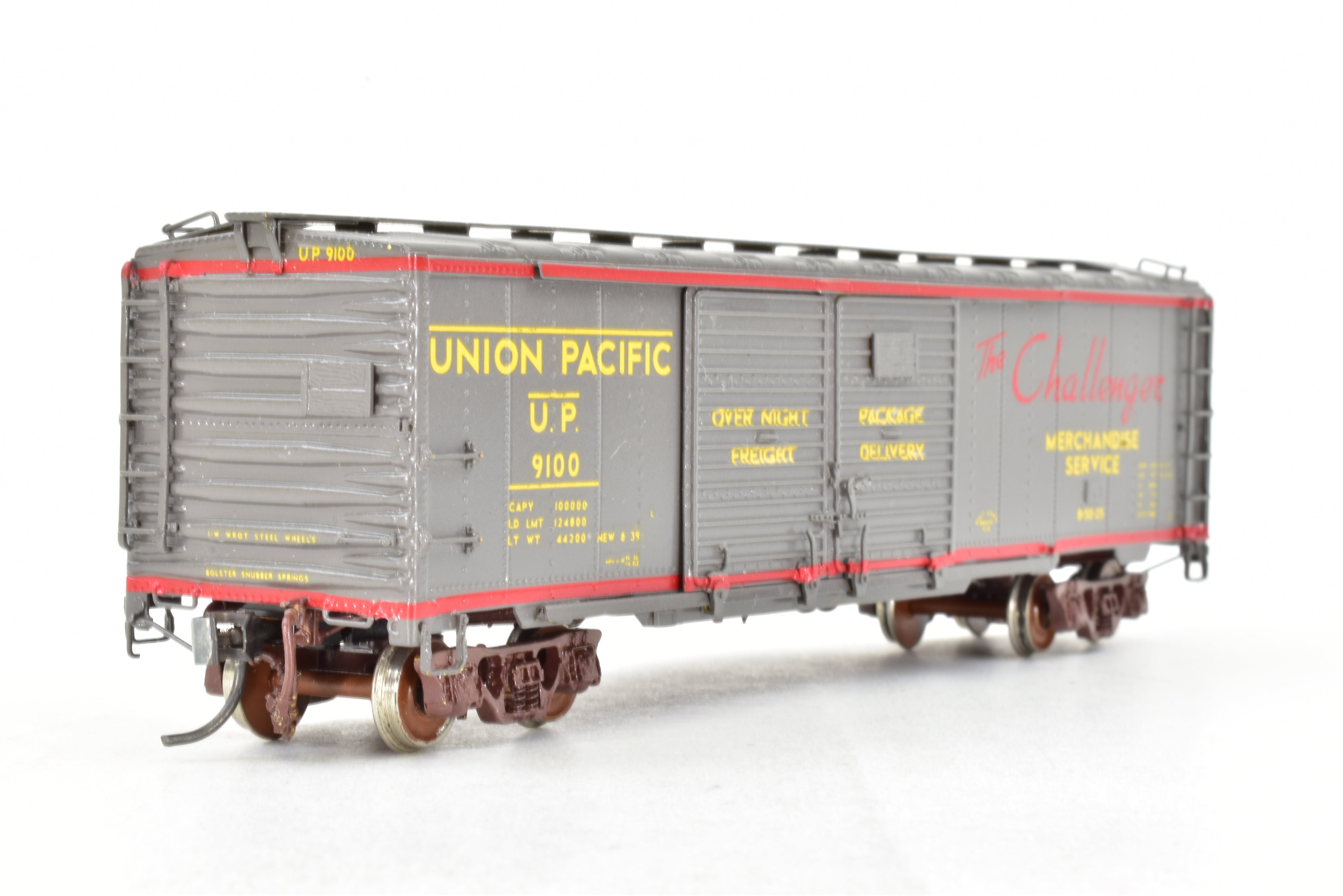 HO Scale Brass Union Pacific Express Box Car B-50-25 Series No. 9100