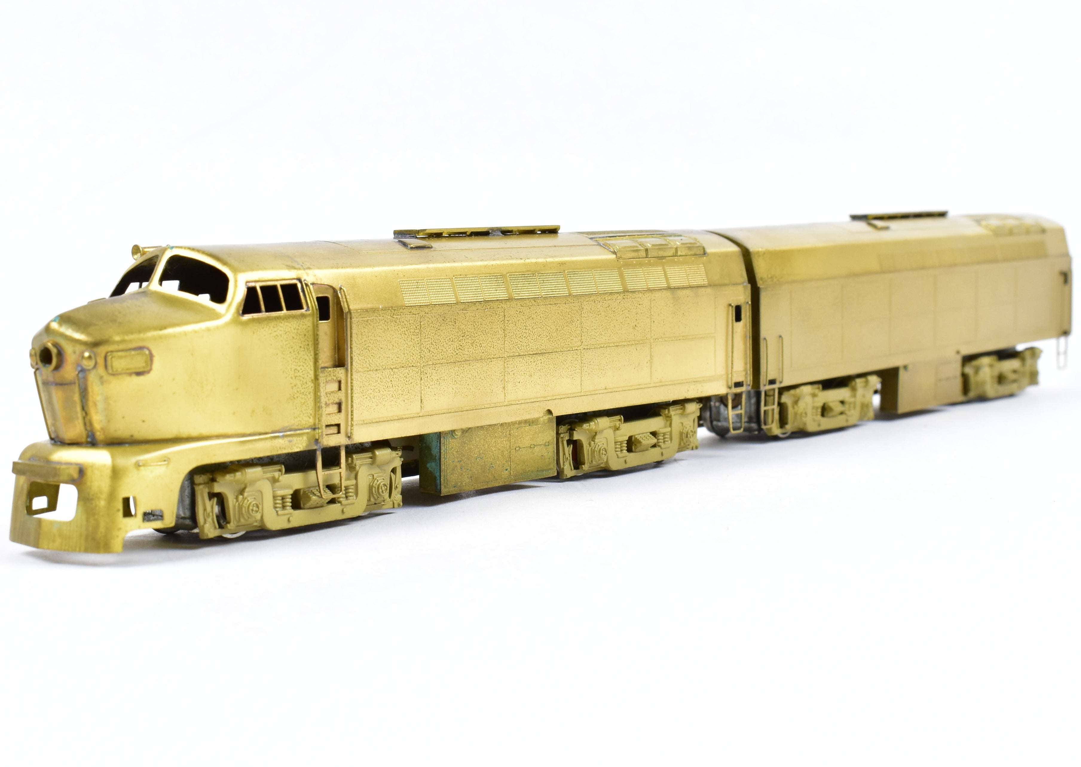 HO Scale Brass ALCO Model Train Set - Various Roads Baldwin RF - 16A & RF - 16B Powered Diesel Locomotives 2 - Unit Set