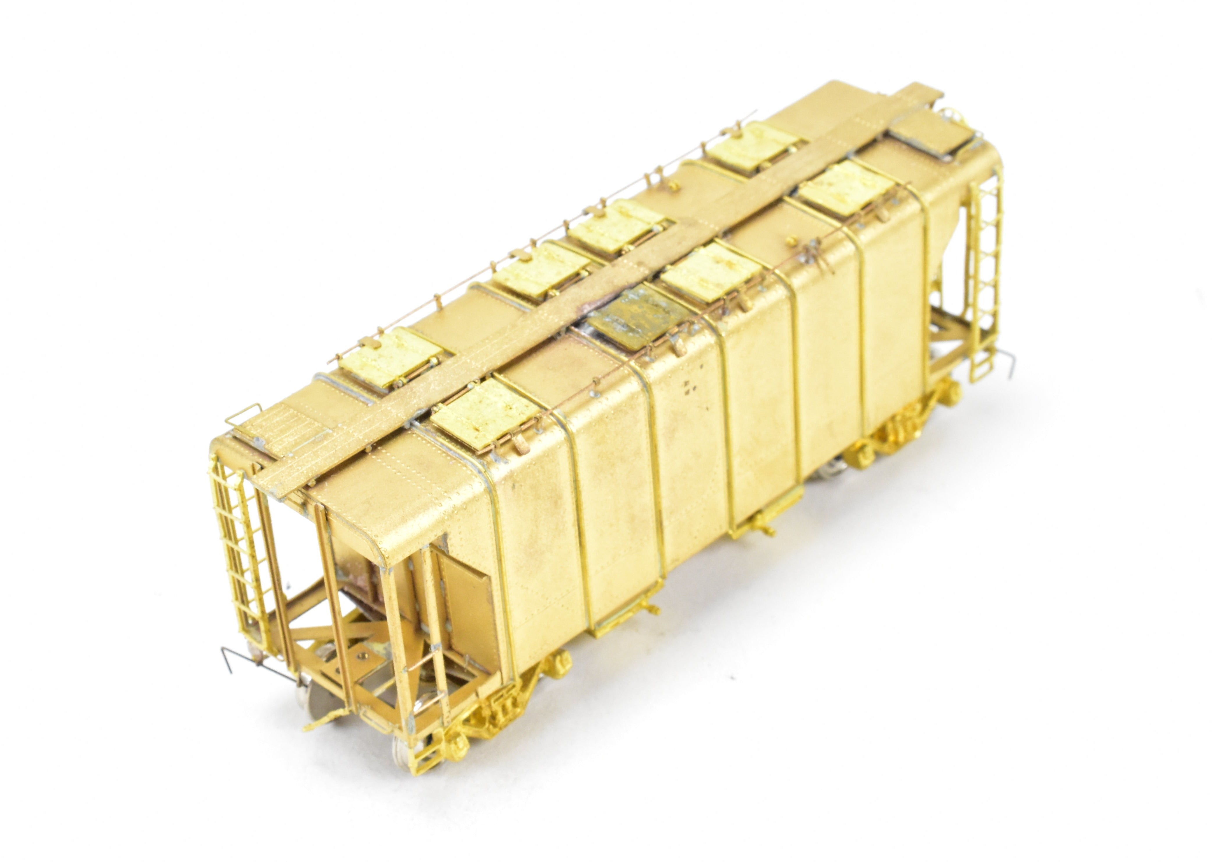 HO Brass OMI B&O N-34 Covered Hopper Wagon with Working Hatches