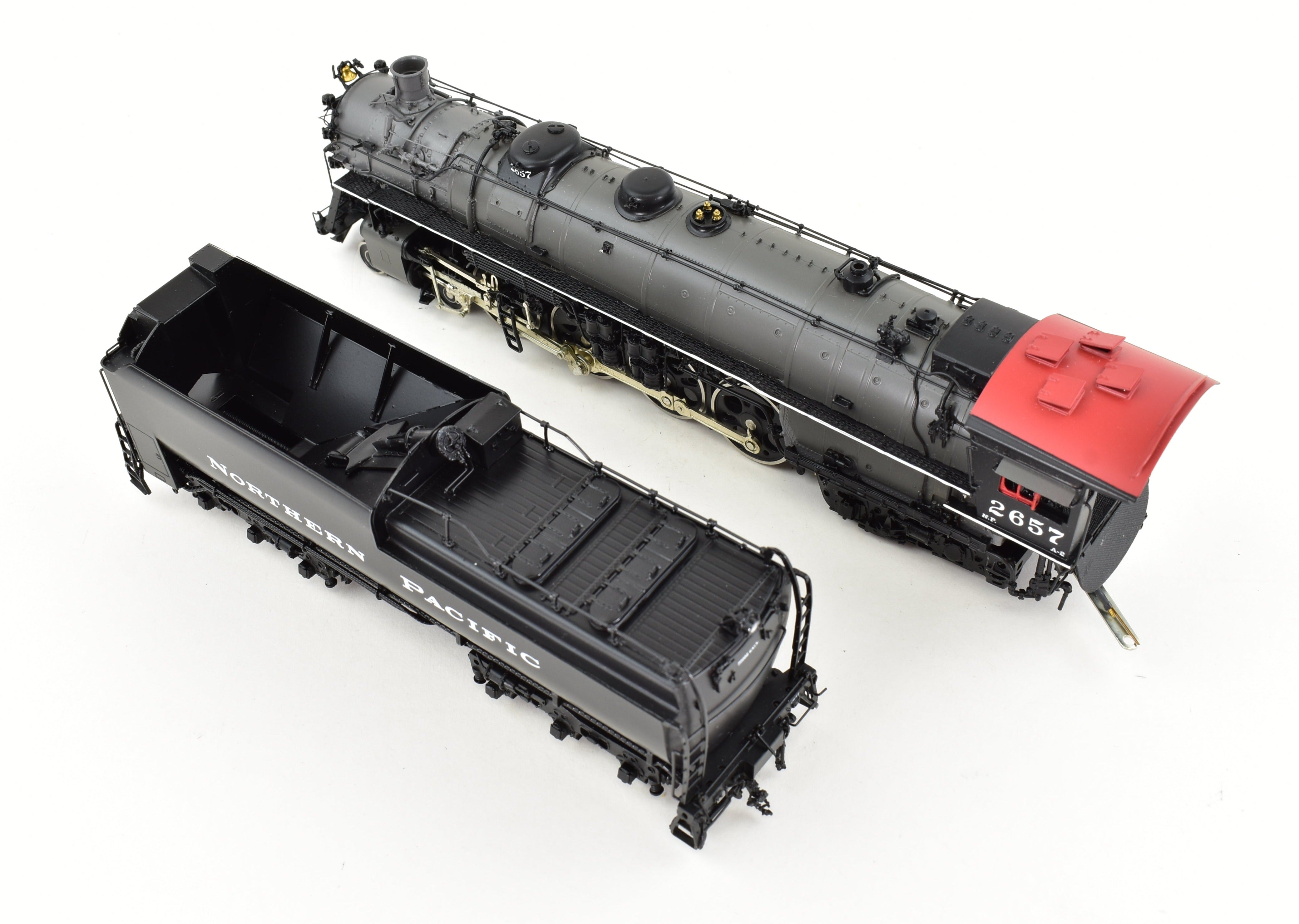 HO Scale Brass Model Train - W&R Enterprises NP Northern Pacific Class A-2 4-8-4 Limited Edition No. 3 with TCS DCC & Sound System