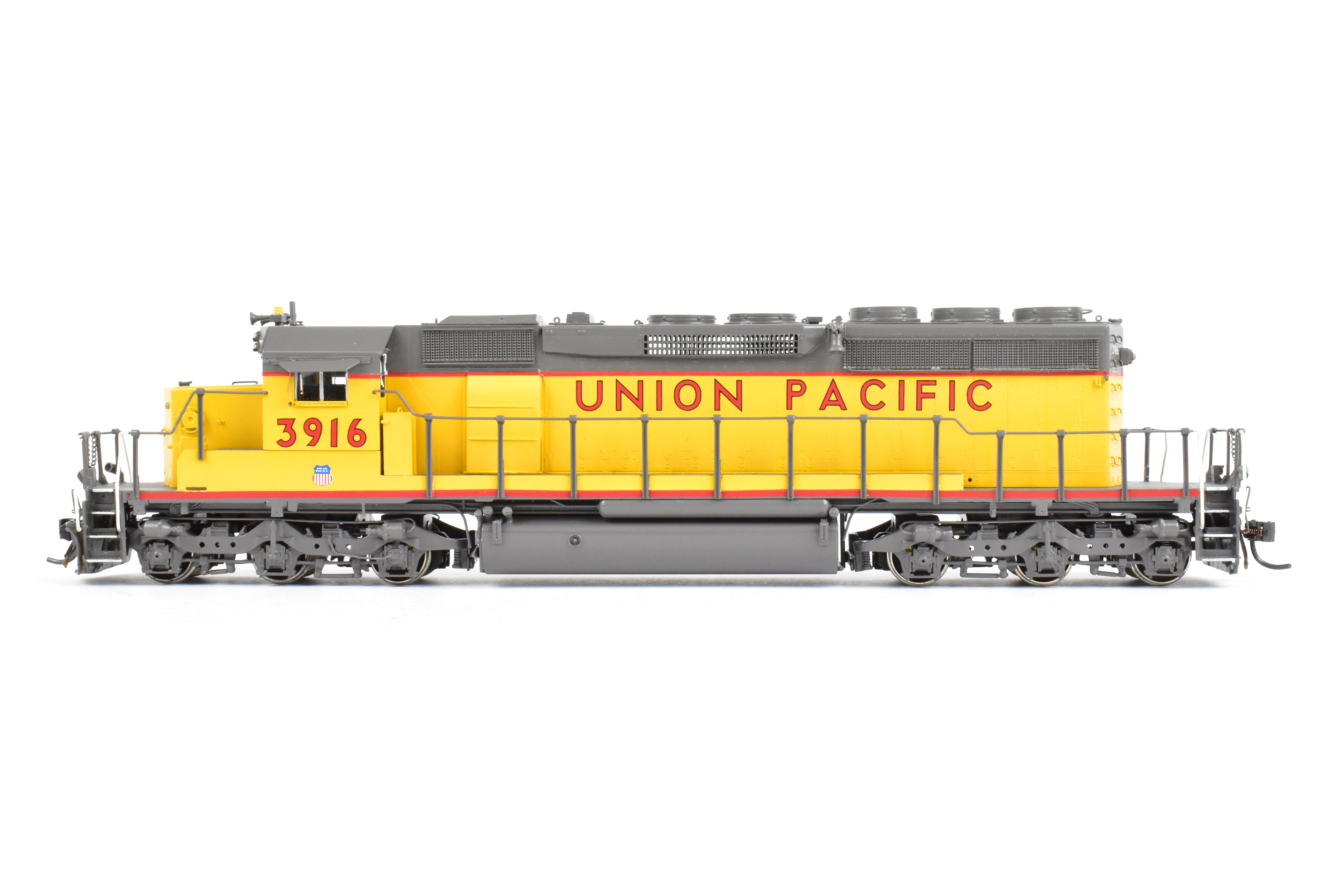 HO Scale Brass Model Train - Overland Models Inc. (OMI) Union Pacific EMD SD40 - 2C FP Locomotive, Road Number 3916, Formerly Missouri Pacific