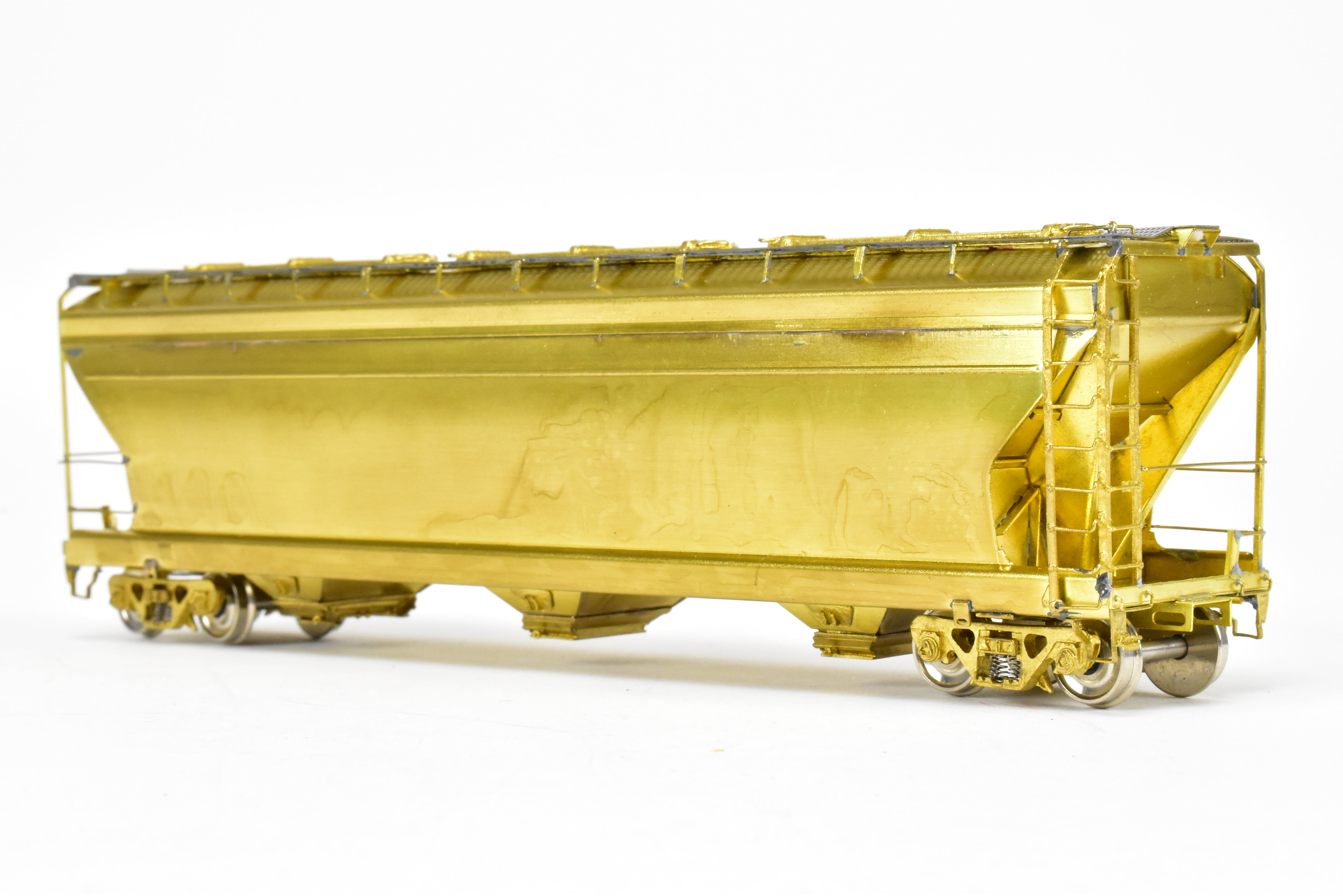 HO Scale Brass OMI - Overland Models, Inc. Various Roads ACF 3 - Bay Counterflow 4650 Cubic Feet Covered Hopper Model with 3 Long Hatches