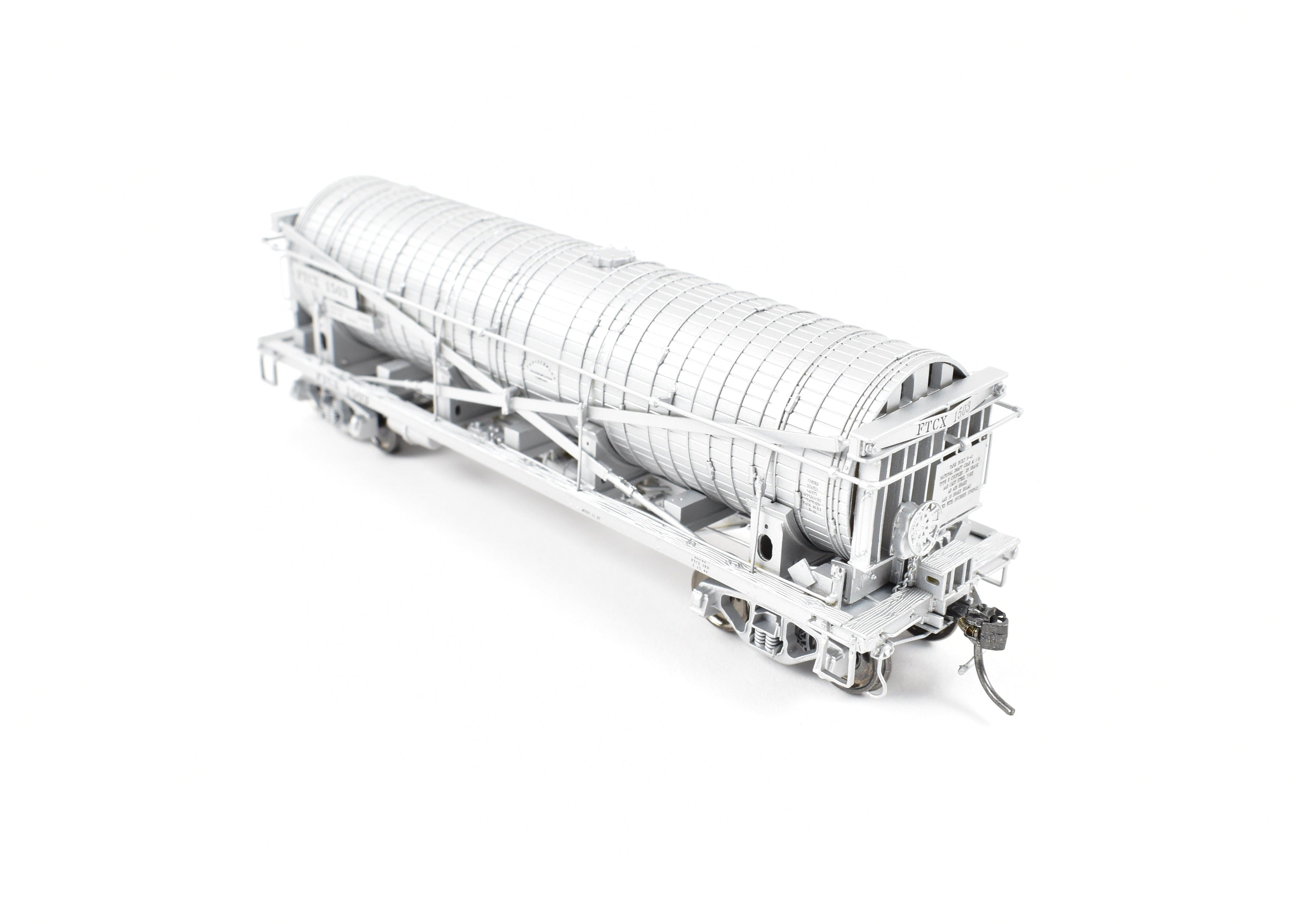 HO Scale New Brass Model Car for North Bank Line with Various Roads - FTCX 1503 Fleishman's Vinegar Brand