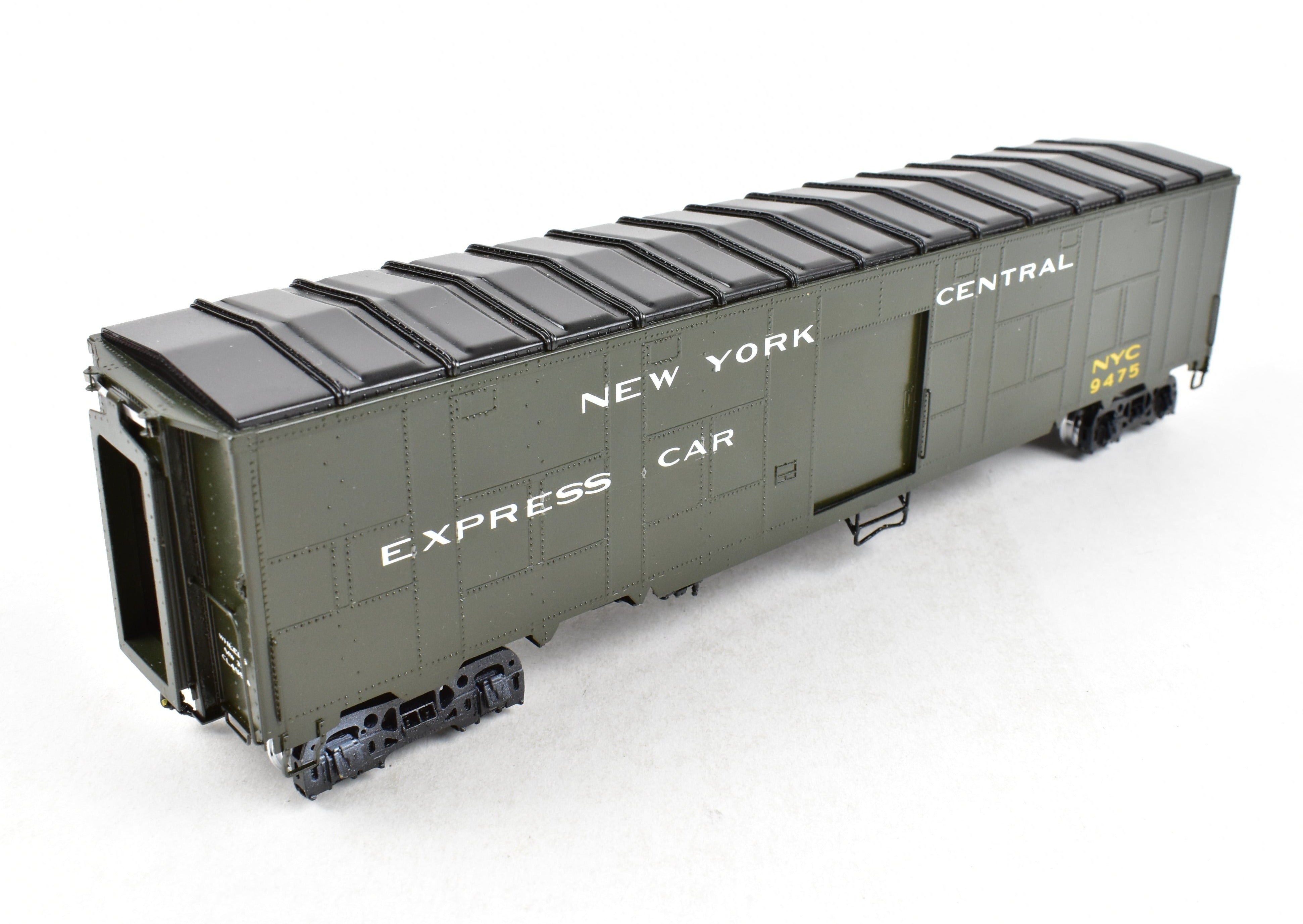 S Scale Brass Model of New York Central Pullman Troop Sleeper Express Box Car Conversion by River Raisin Models from NYC - River Raisin Models' Special Edition in S Scale