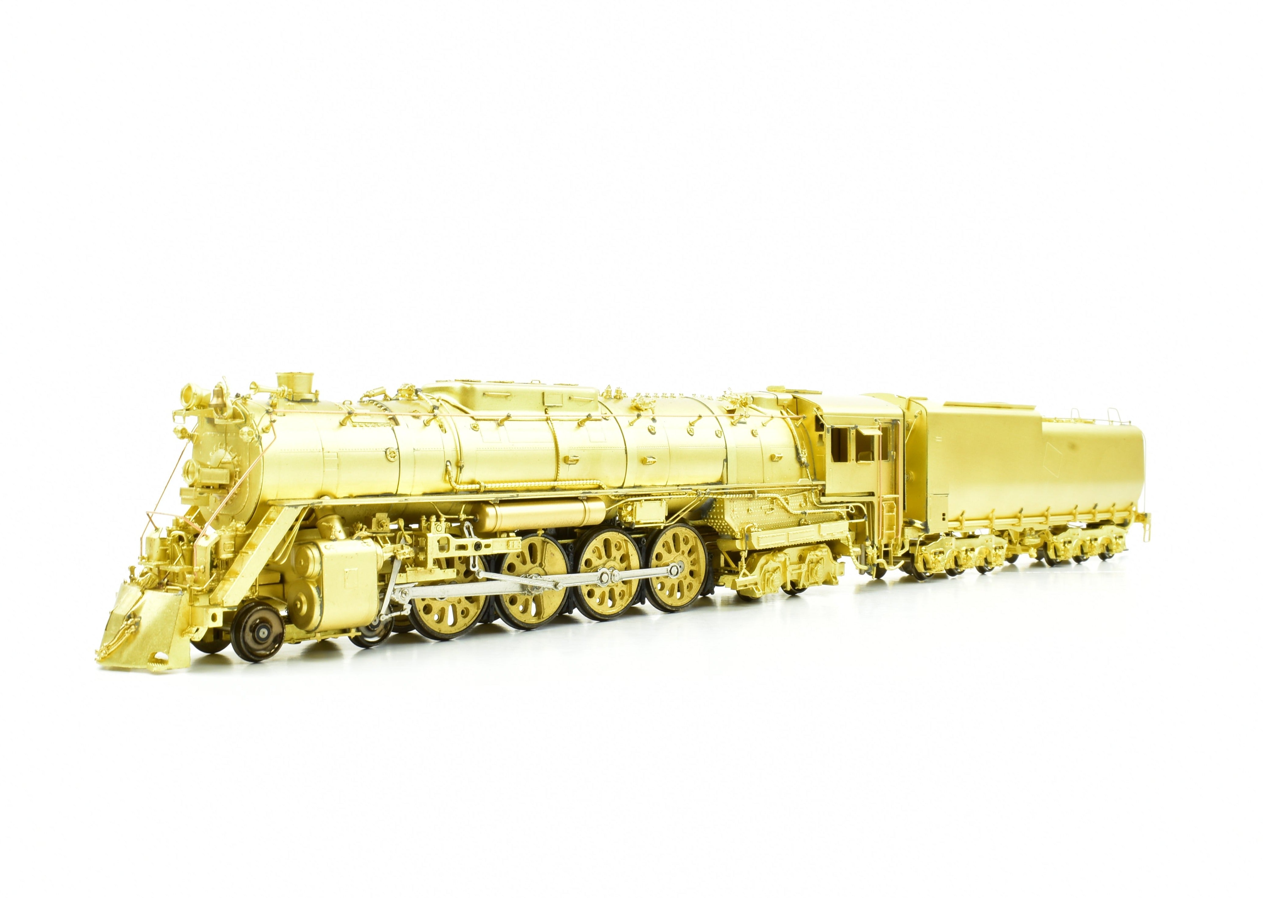 HO Scale Brass Model Train - Overland Models, Inc. MILW - Milwaukee Road S-3 4-8-4 Steam Locomotive with Squared Boiler Front