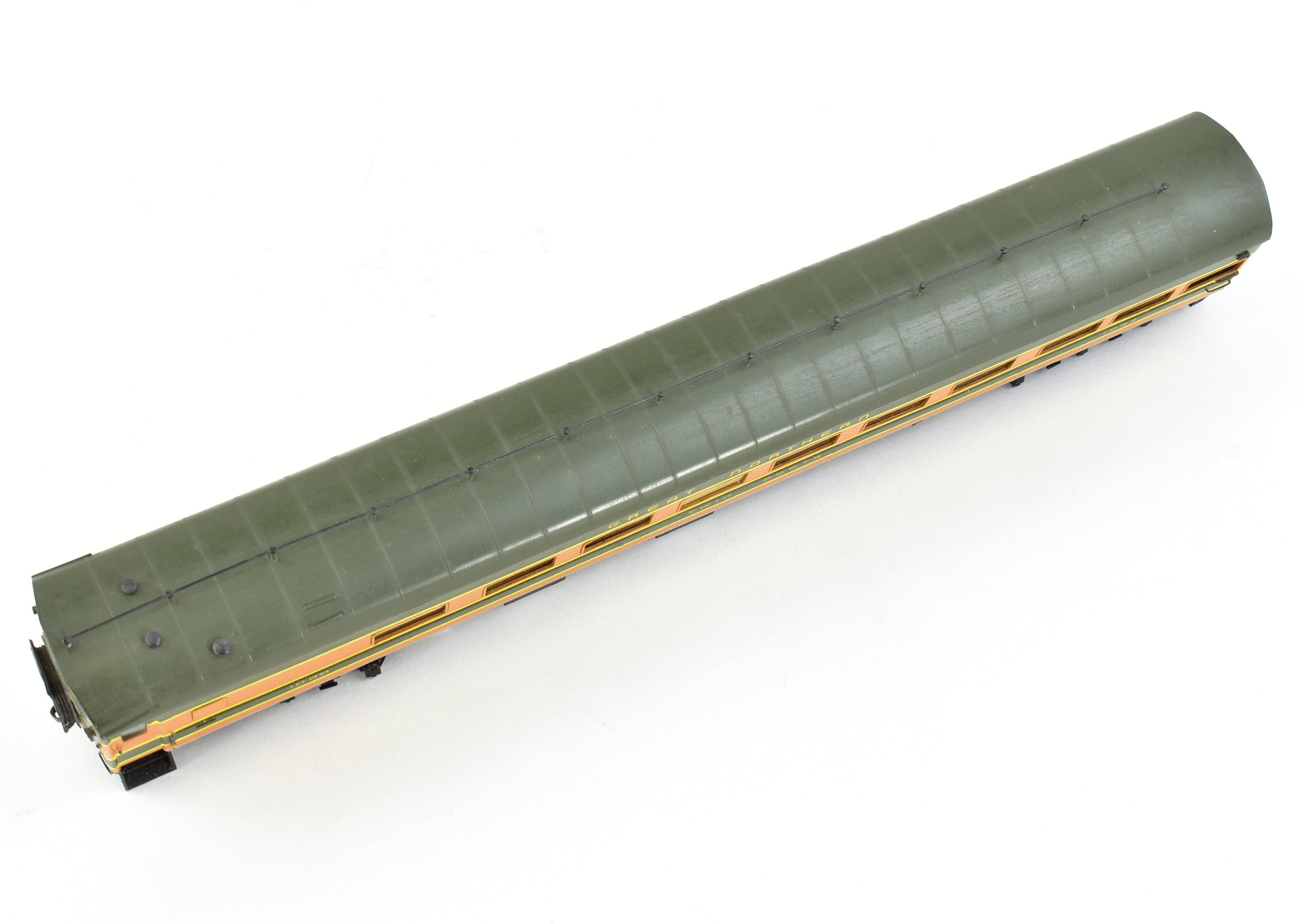 HO Scale Brass Oriental Limited Great Northern Buffet Parlor Observation Model Modified for Mid - Train Service, CP Brand