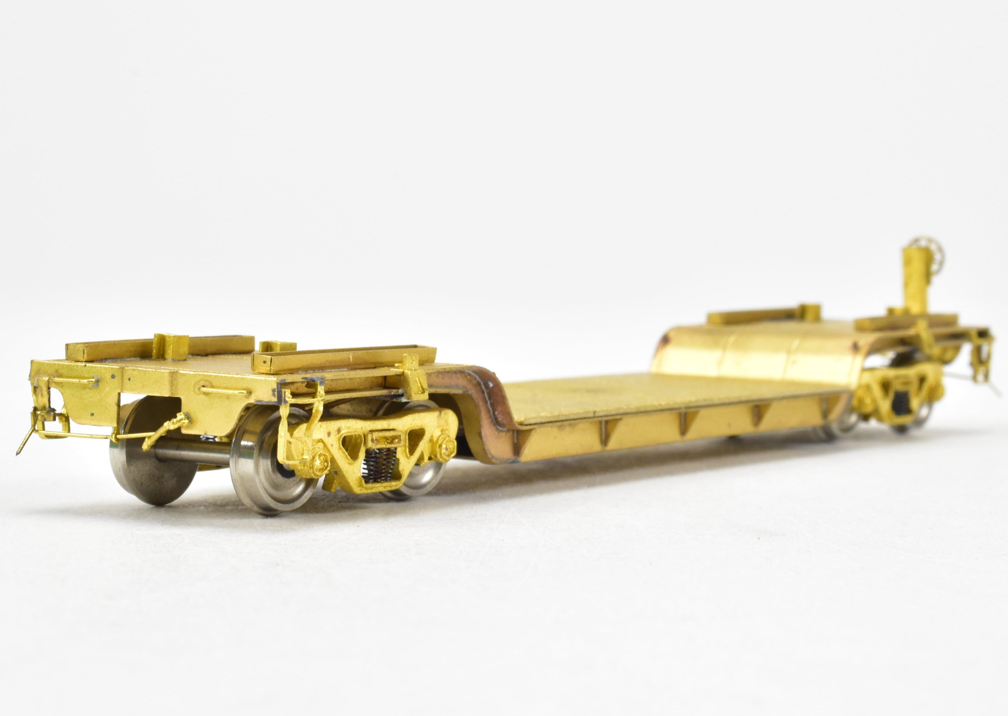 HO Brass 45' Depressed Center Flat Car by OMI - Various Roads