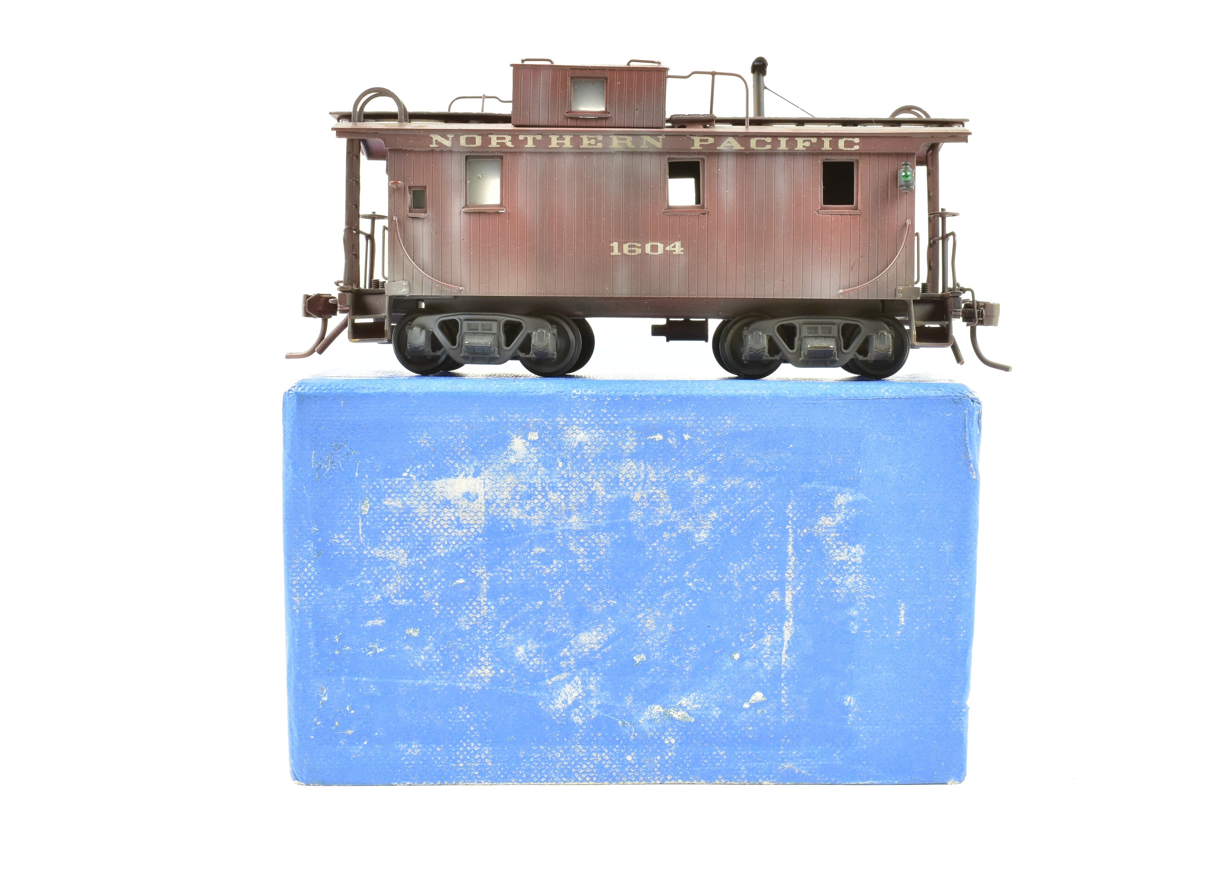 Custom Painted HO Scale Brass PFM United Northern Pacific Wood Caboose Model