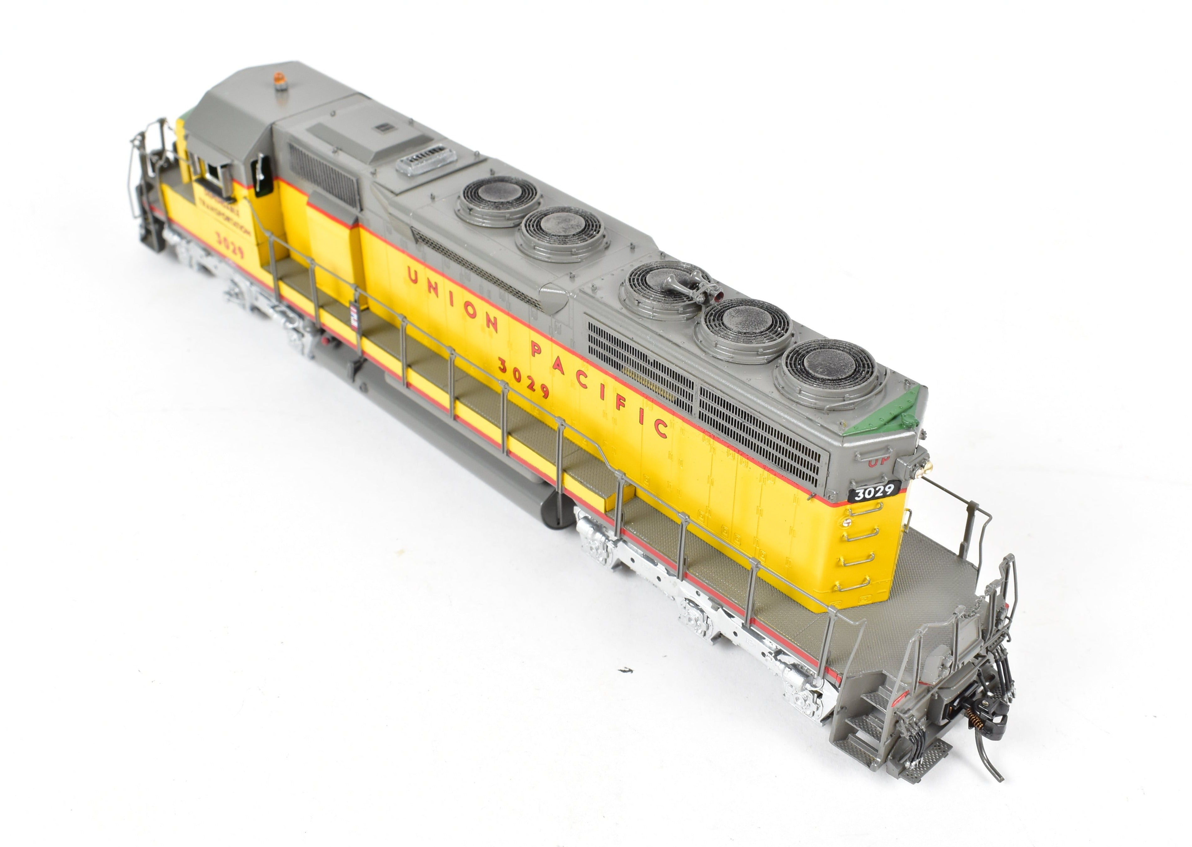HO Scale Brass Model Train - Overland Models Inc. Union Pacific EMD SD40 Low Nose Locomotive, Custom Painted as UP No. 3029