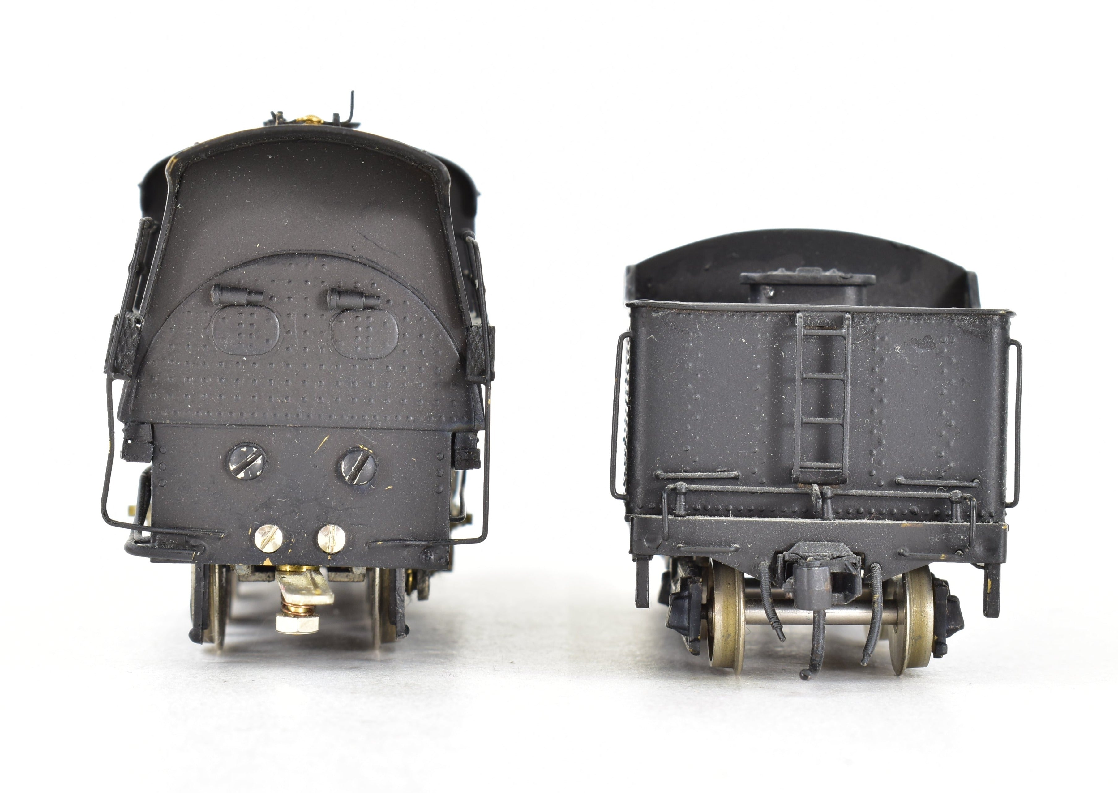 Custom Painted HO Brass Red Ball 4-6-0 Camelback Model of Central Railroad Of New Jersey