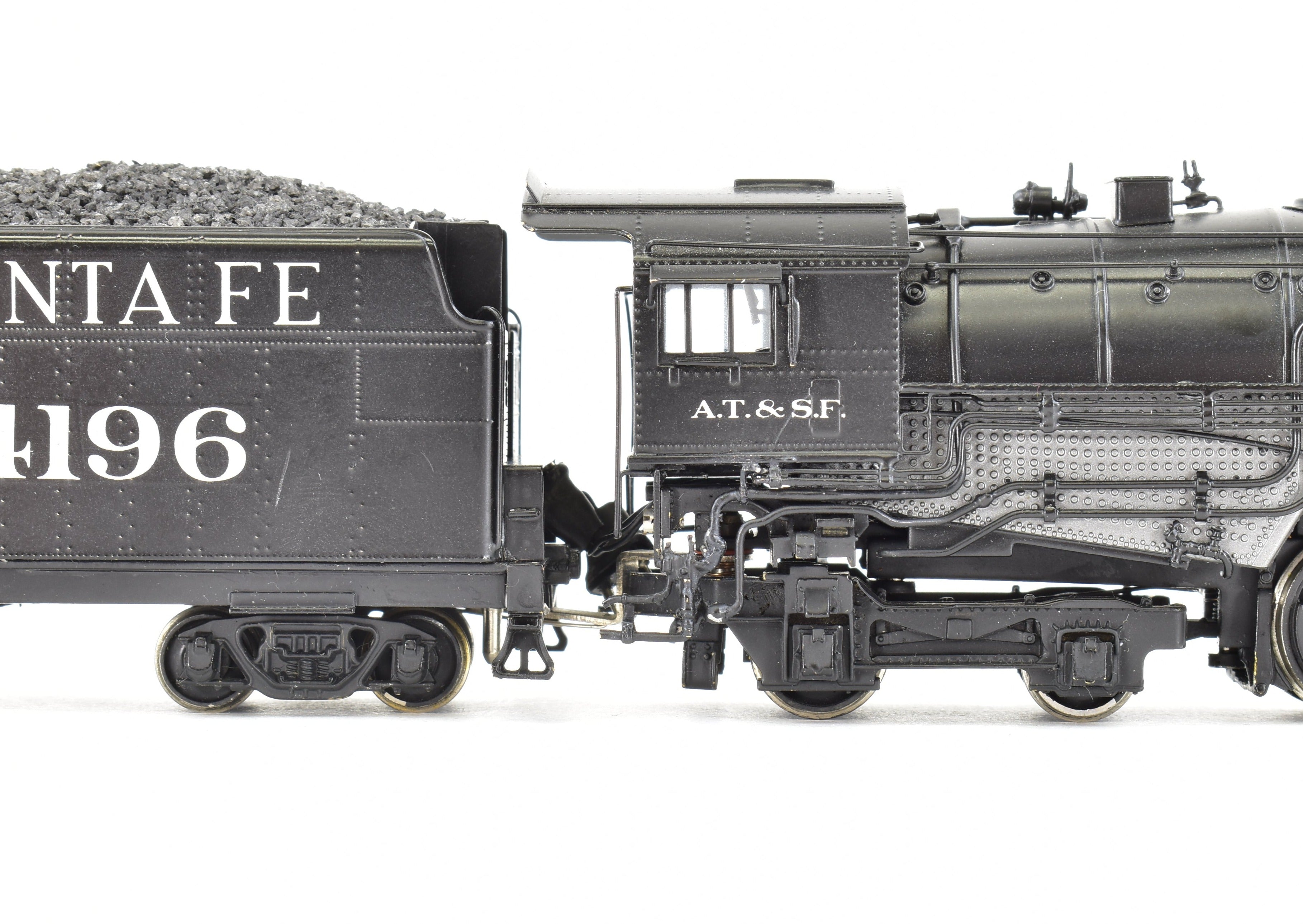 HO Scale Brass Westside Model Co. ATSF - Santa Fe 2-8-4 Berkshire Custom Painted Locomotive with Digitrax DCC for Model Train Enthusiasts