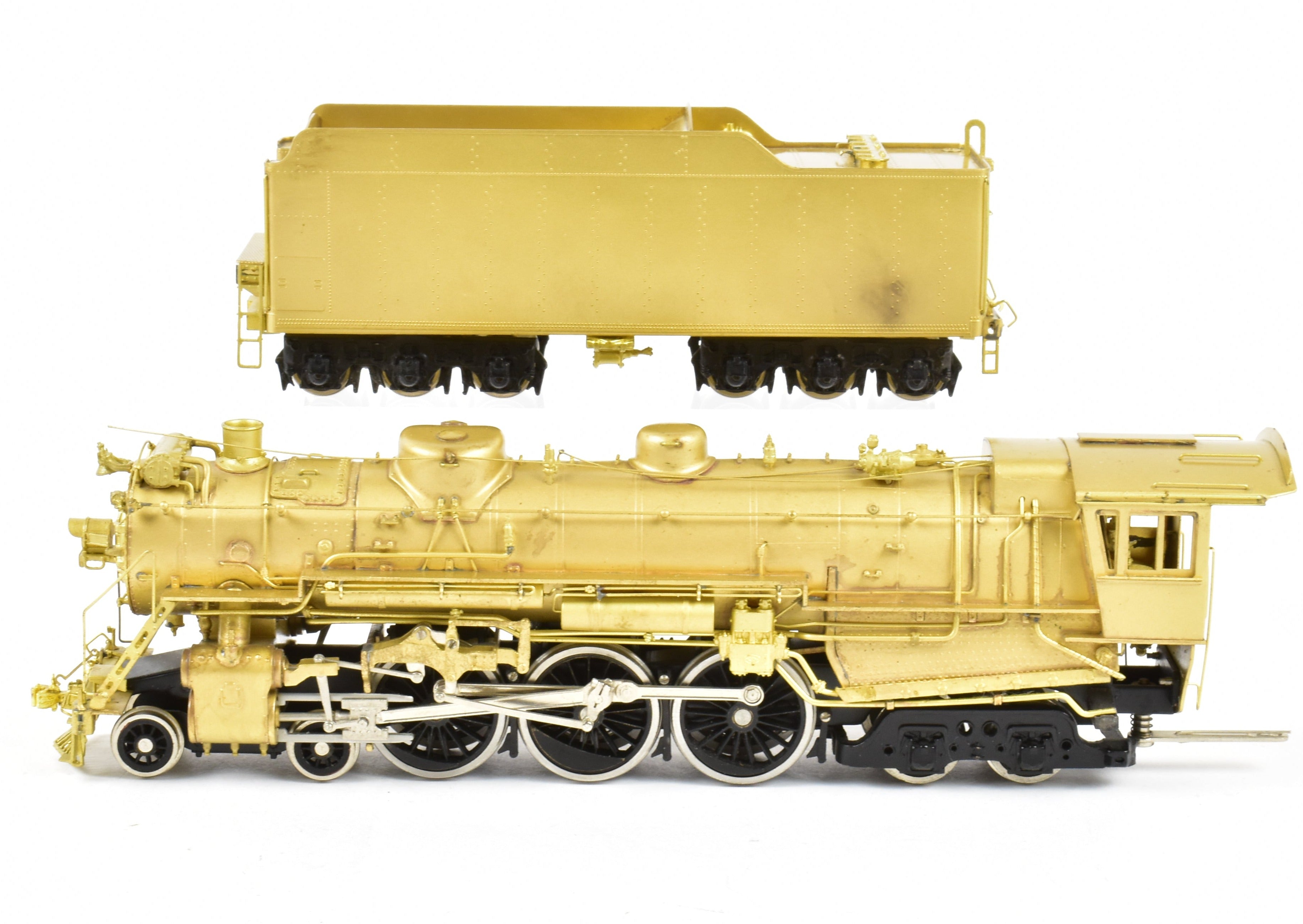 HO Scale Brass 4-6-4 Standard Hudson S-Class 3000 NPP Nickel Plated Model