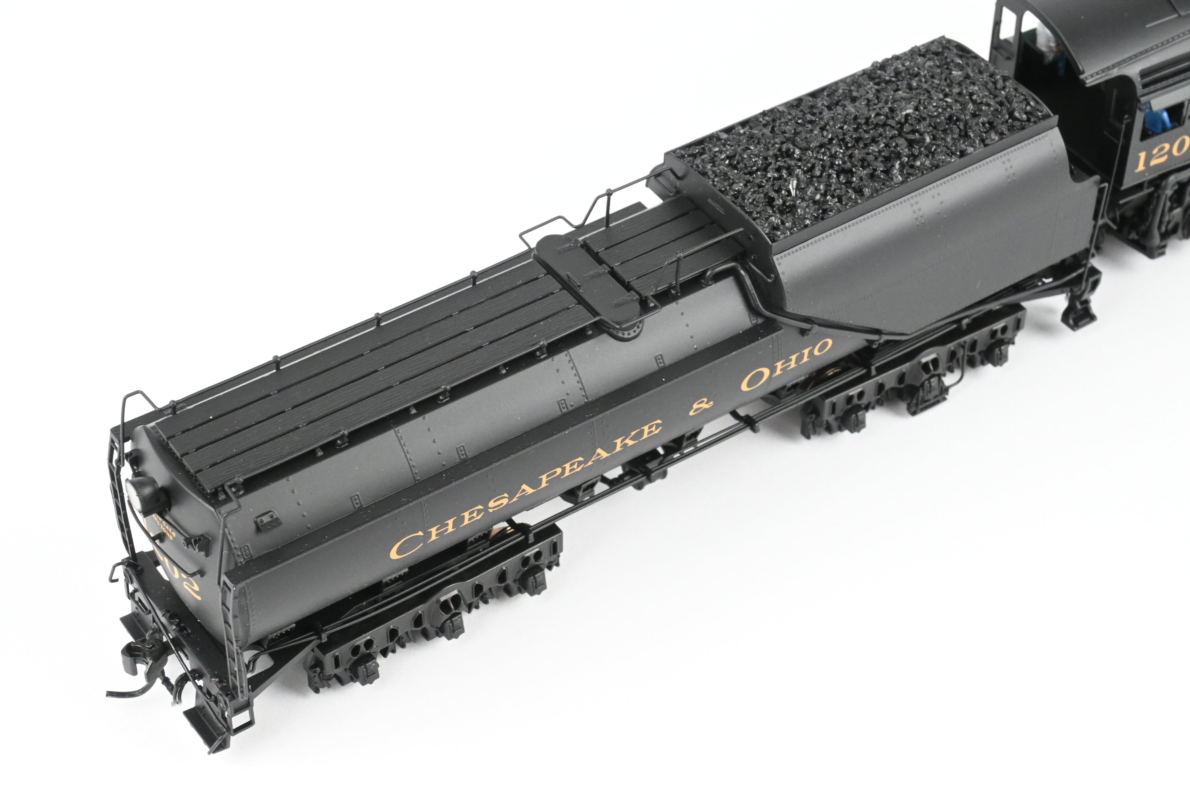 HO NEW Brass Hybrid C&O K-2 2-8-2 Mikado #1202 w/ Smoke & Paragon 4 Sound