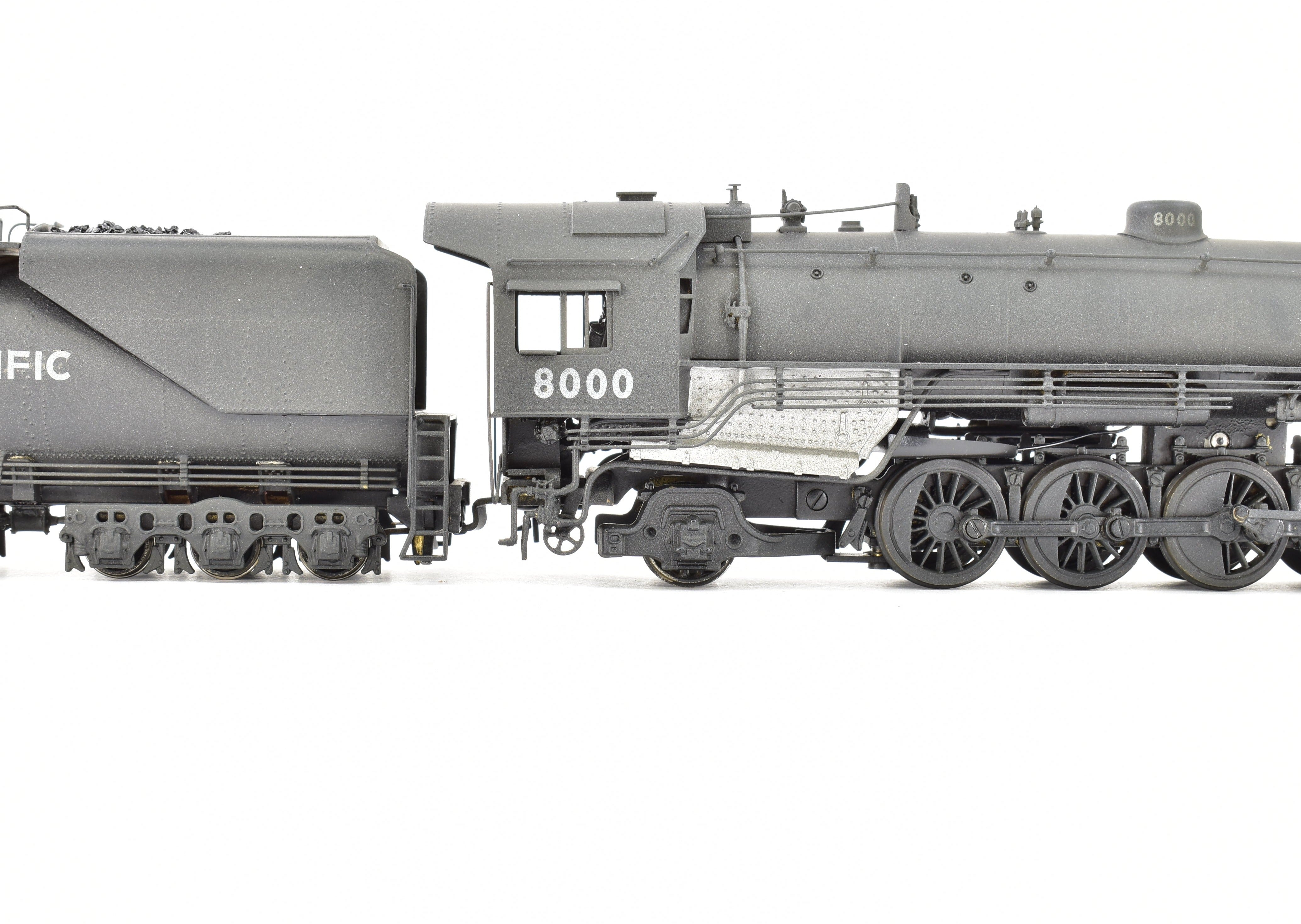 HO Scale Brass Model Train - Westside Model Co. Union Pacific 8000 Class 4 - 10 - 2 Custom Painted Locomotive No. 8000