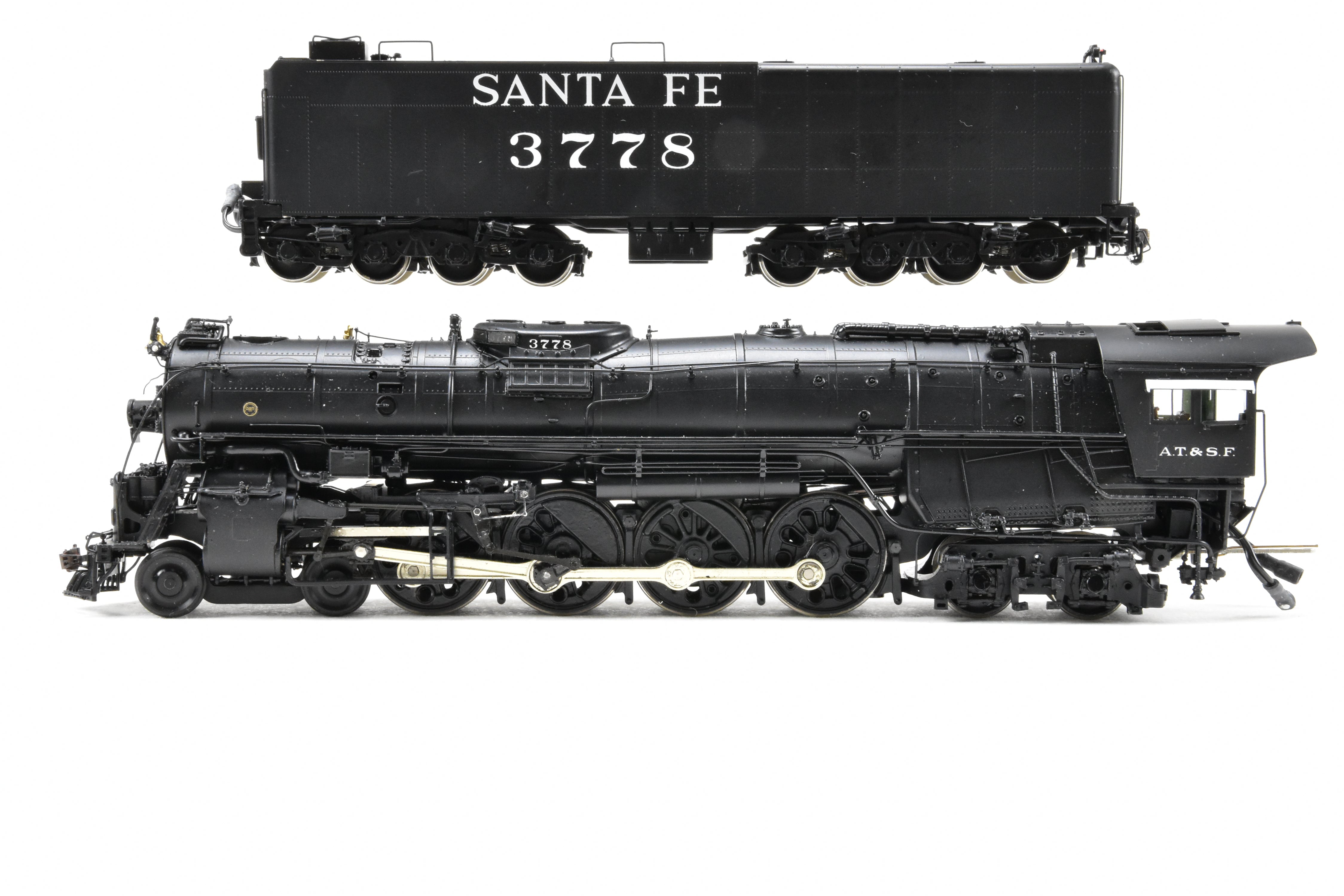 HO Brass ATSF - Santa Fe 3776 Class Rebuilt #3778 4-8-4 Super Crown FP with Tsunami2 DCC/Sound