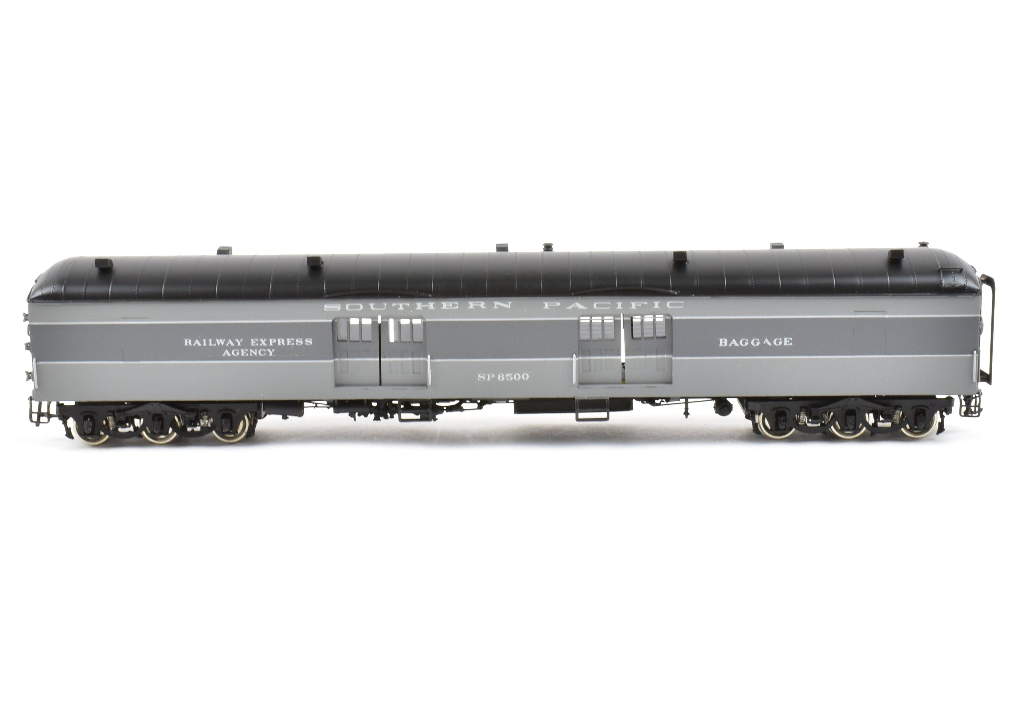 HO Scale Brass Model Train - Precision Scale Co. SP Southern Pacific Harriman Baggage/Auto Car 70 - BA - 5 FP No. 6500 for Model Train Enthusiasts