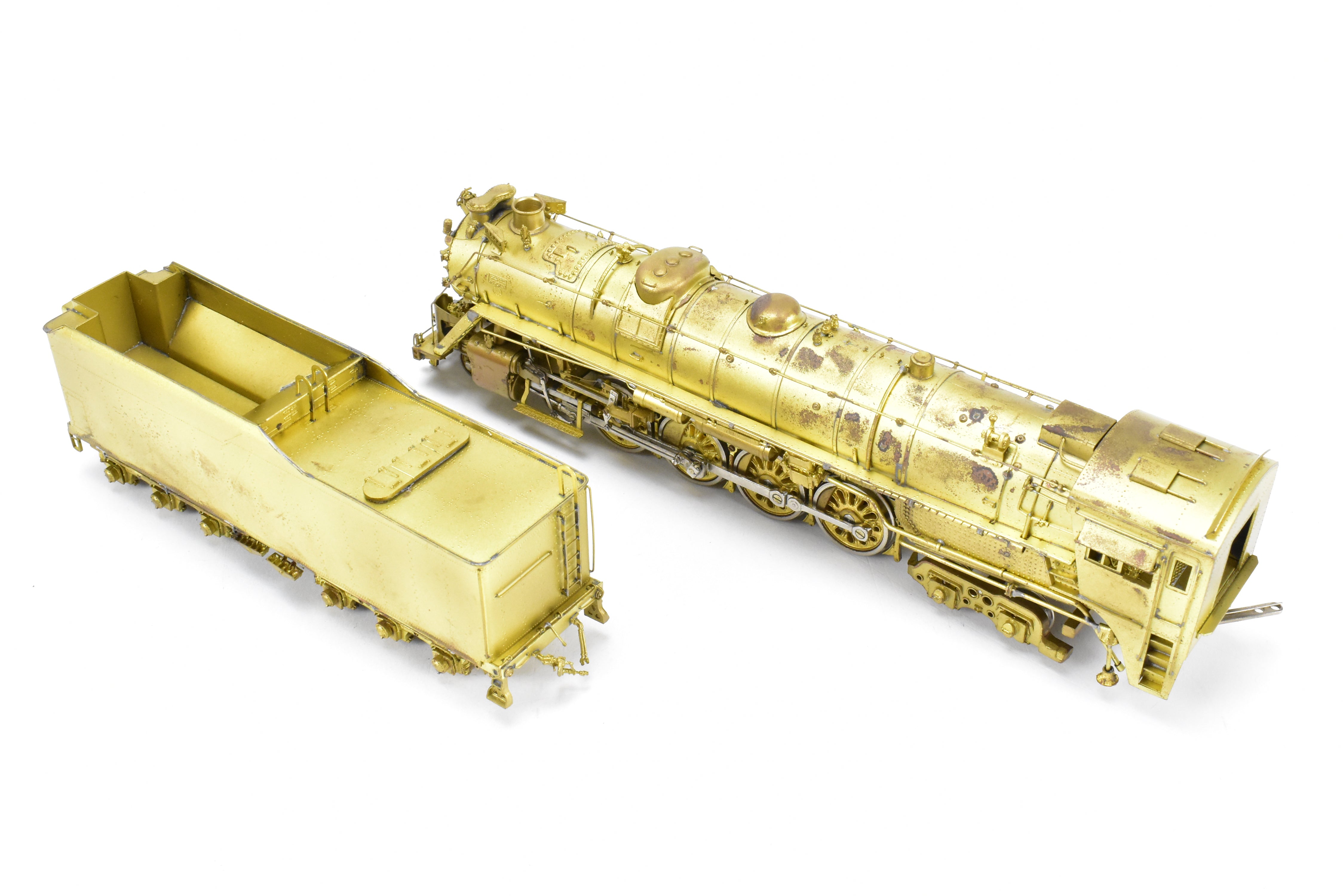 HO Scale Brass Key Imports D&RGW - Denver & Rio Grande Western M-68 4-8-4 Northern Model Train for Collectors