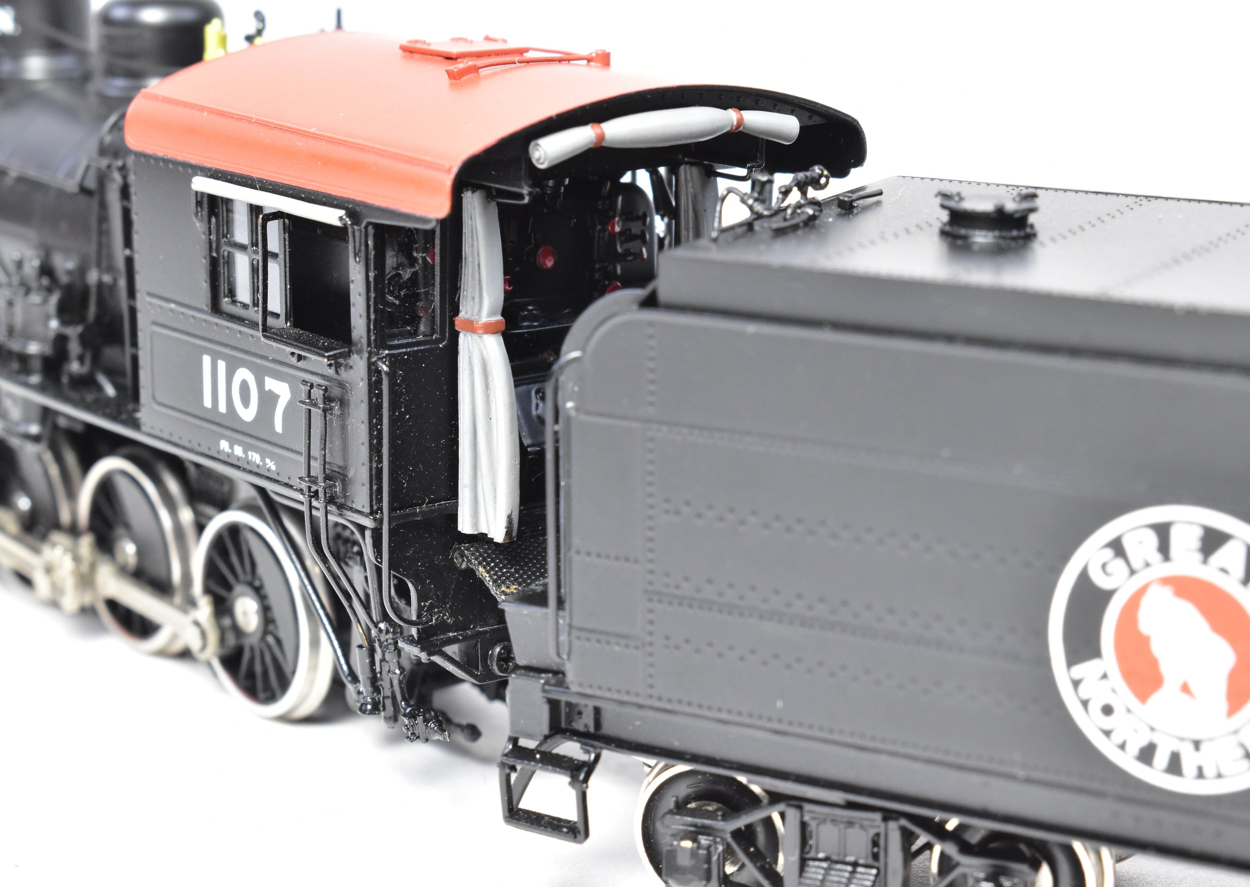 HO Scale Brass Steam Locomotive CON W&R Enterprises Great Northern F-5 2-8-0 FP No. 1107 Model