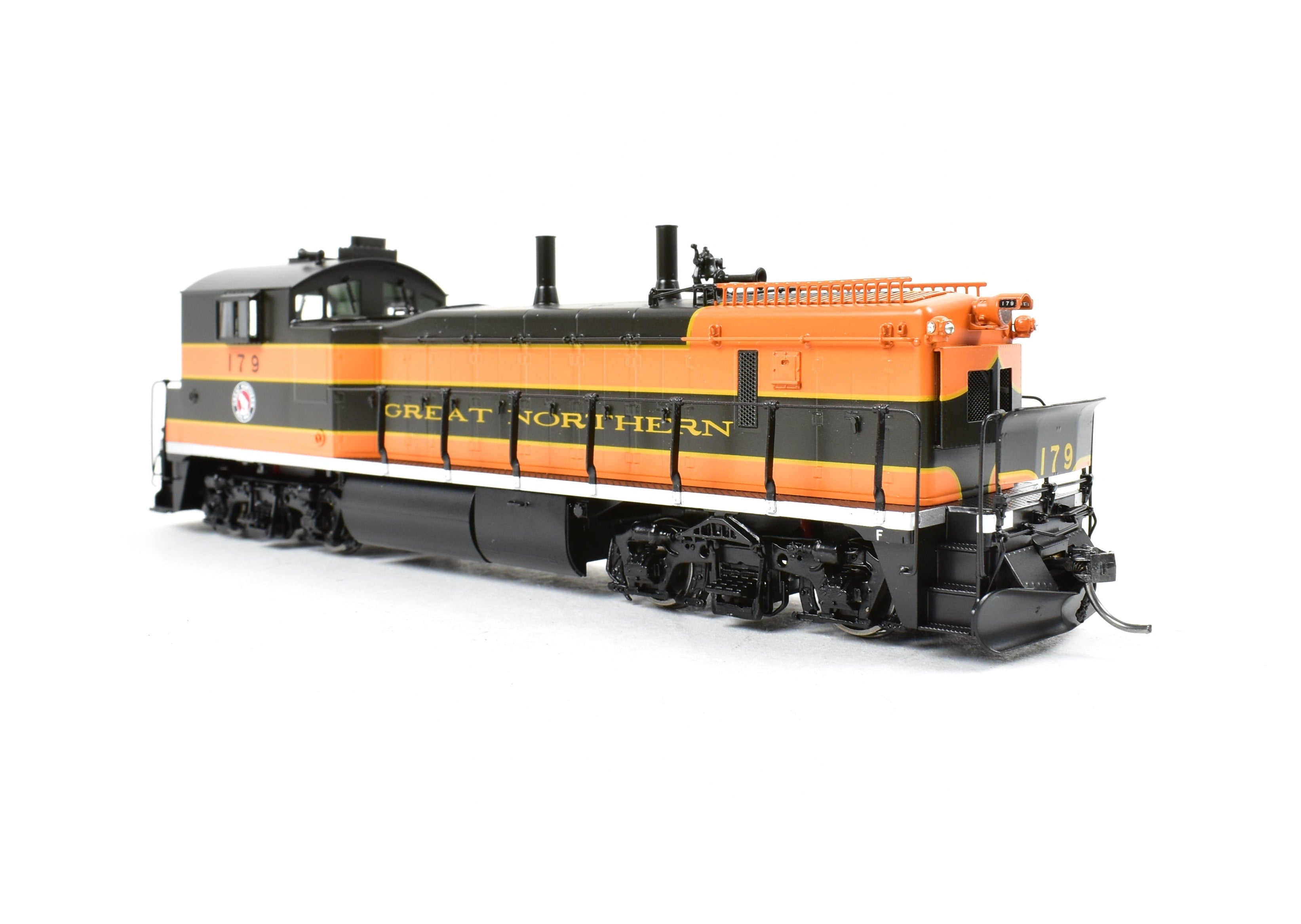 High - Quality HO Scale New Brass Division Point Great Northern EMD NW - 3 Locomotive Model No. 179 FP
