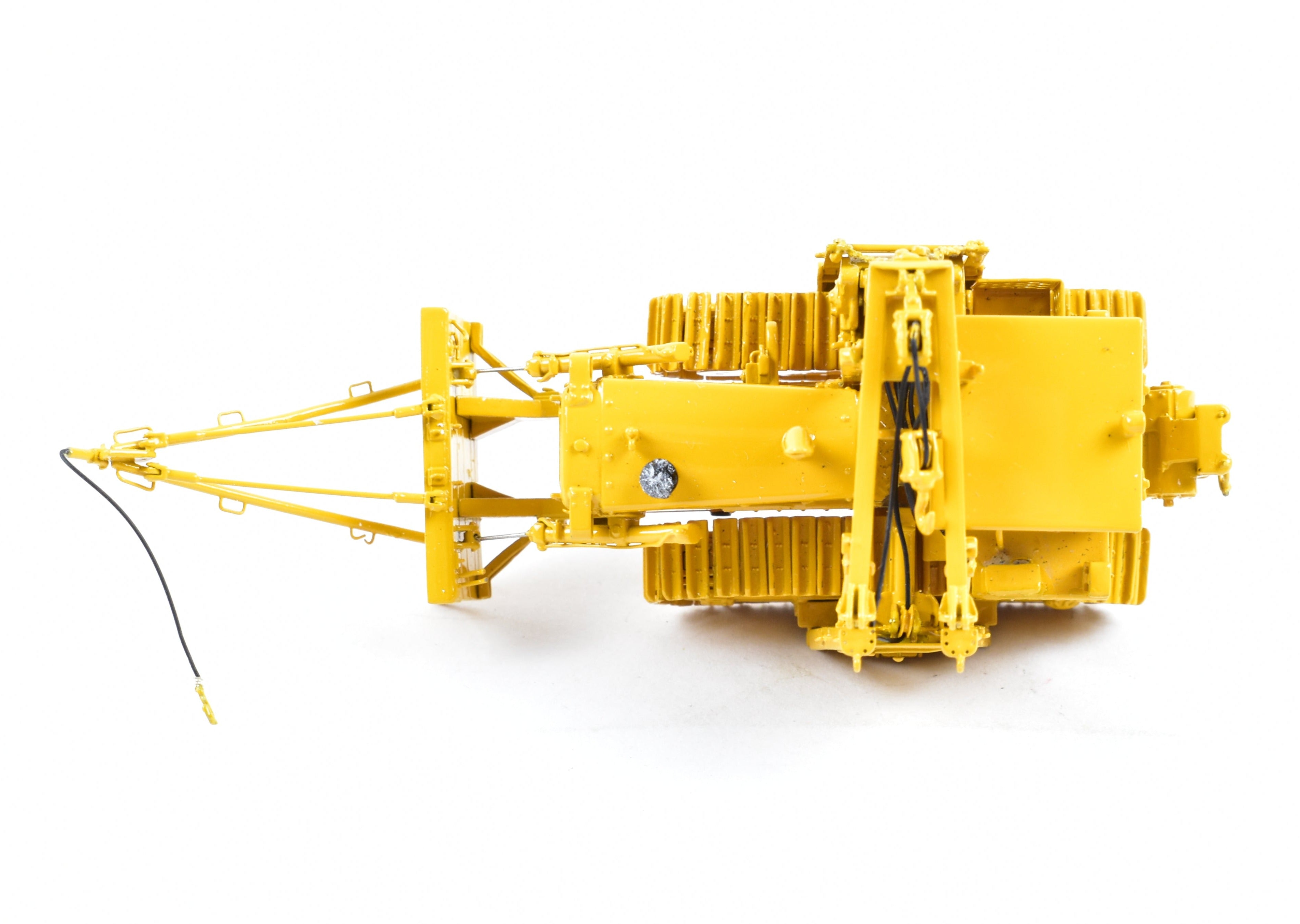 HO Brass OMI Overland D&RGW Pipe Laying Dozer FP in Factory Yellow