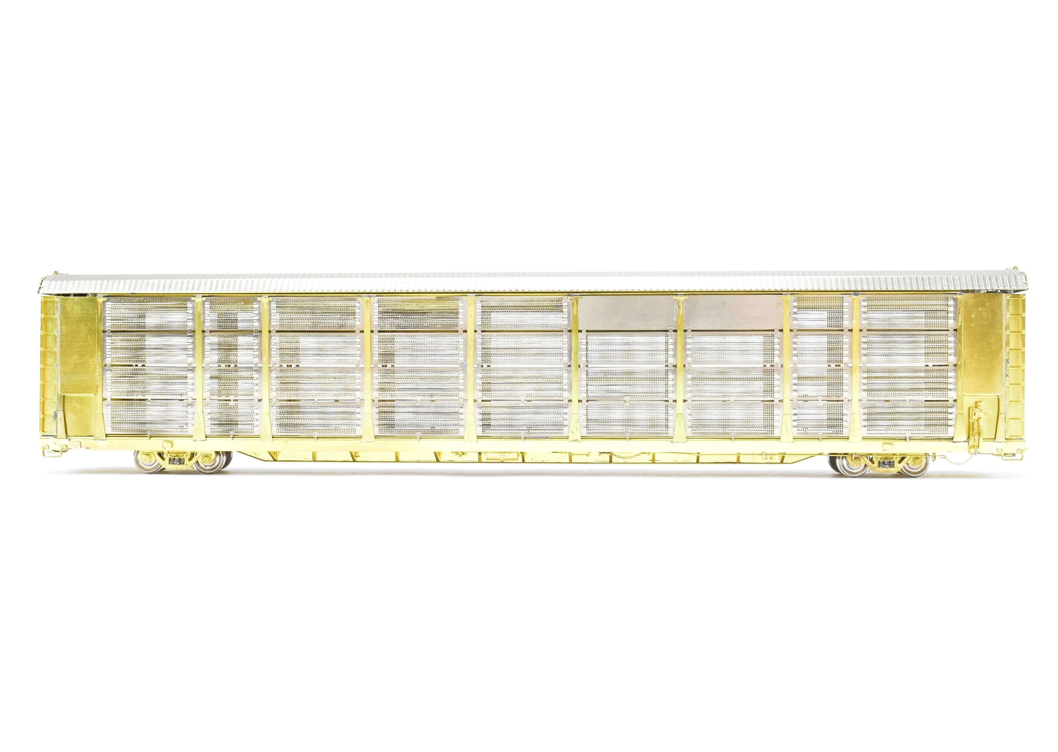 HO Scale Brass Model Train Auto Rack Tri - Level with Mesh End Doors from Overland Models, Inc. Representing Southern Pacific Car No. 517006
