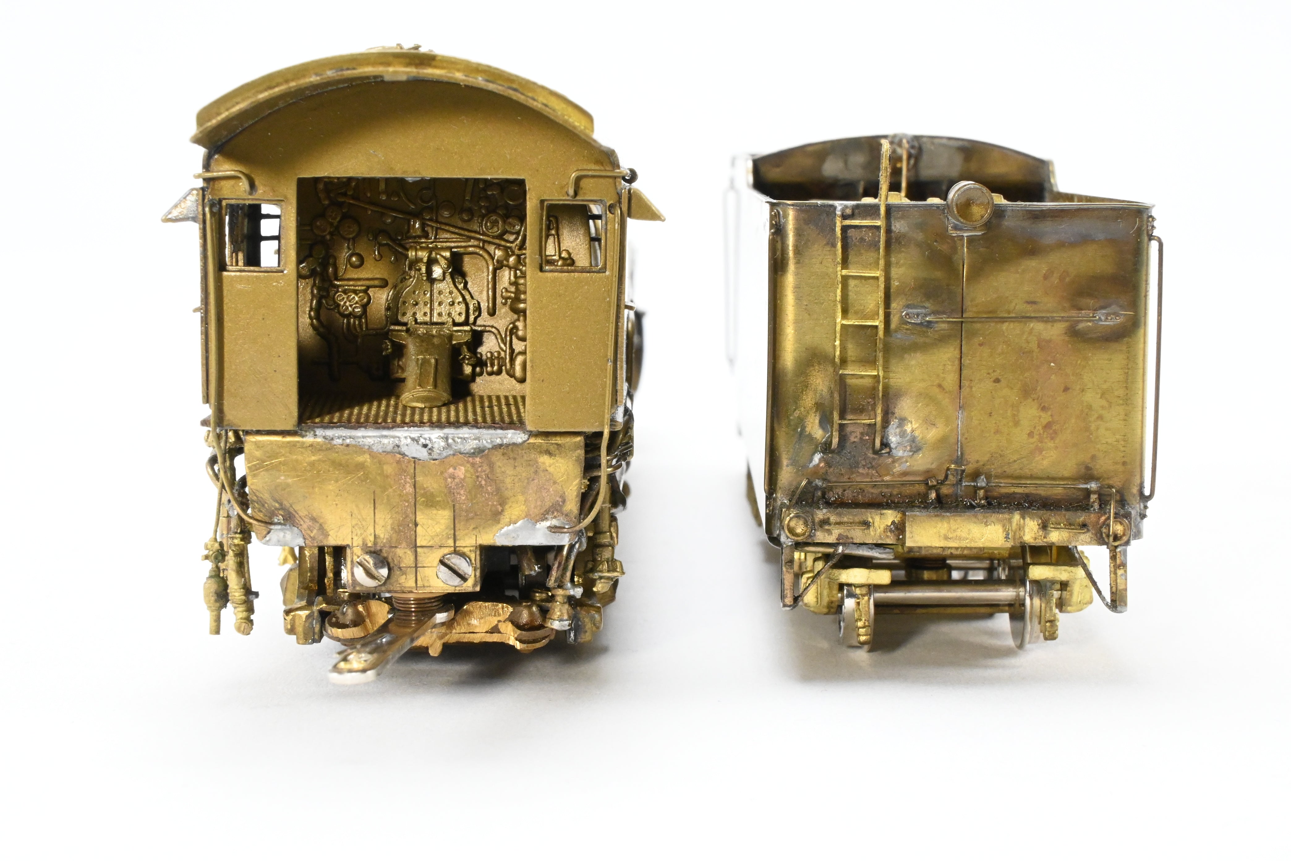 HO Scale Brass Hallmark Models SLSF - Frisco 4500 Class Dual Service Series 4-8-4 Custom Model Engine Driven by Joe G. Collias