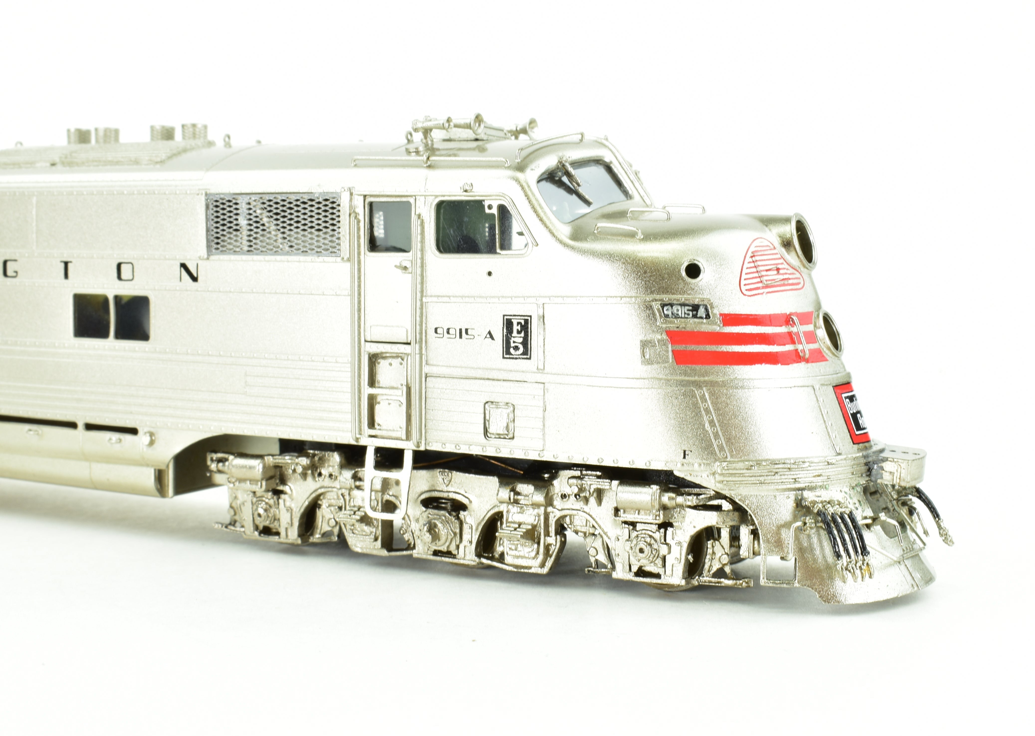 HO Scale Brass OMI - Overland Models, Inc. Burlington Route (CB&Q) EMD E5A Locomotive, 1960 Era, Custom - Finished No. 9915A