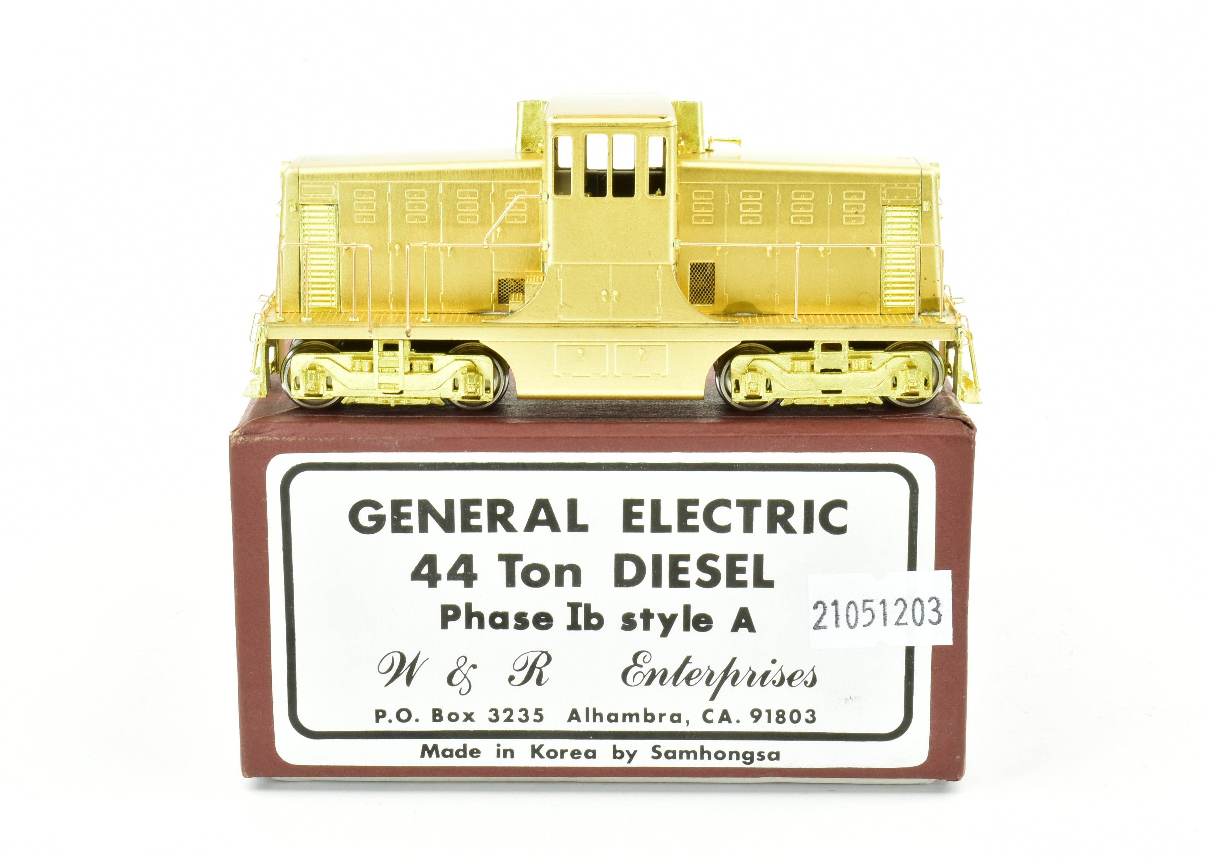 HO Brass W&R Enterprises 44-Ton Diesel Phase 1b Style A by General Electric
