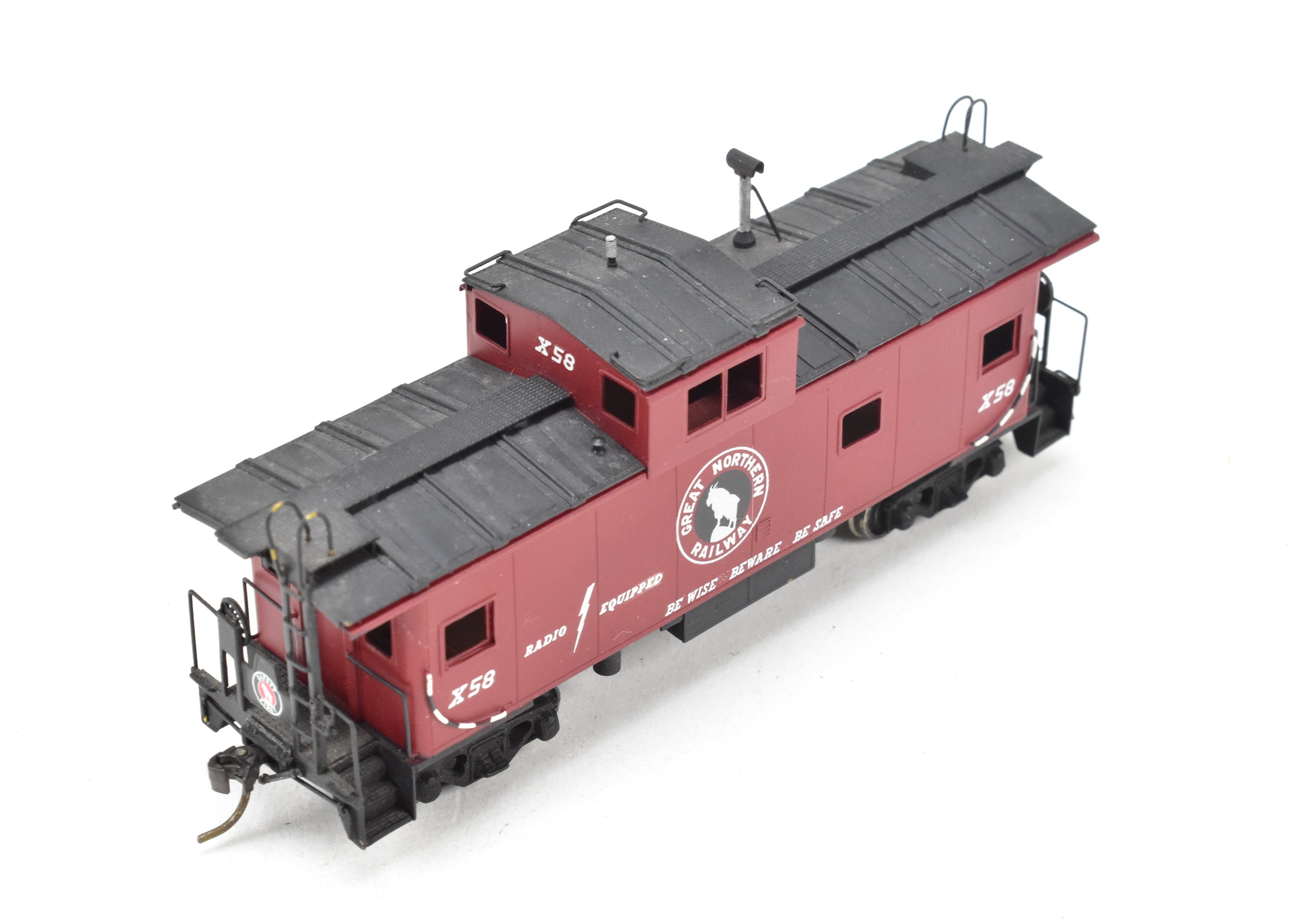 HO Scale Brass Model - Oriental Limited Great Northern Caboose X41 - 95, Custom - Painted C/P #X58