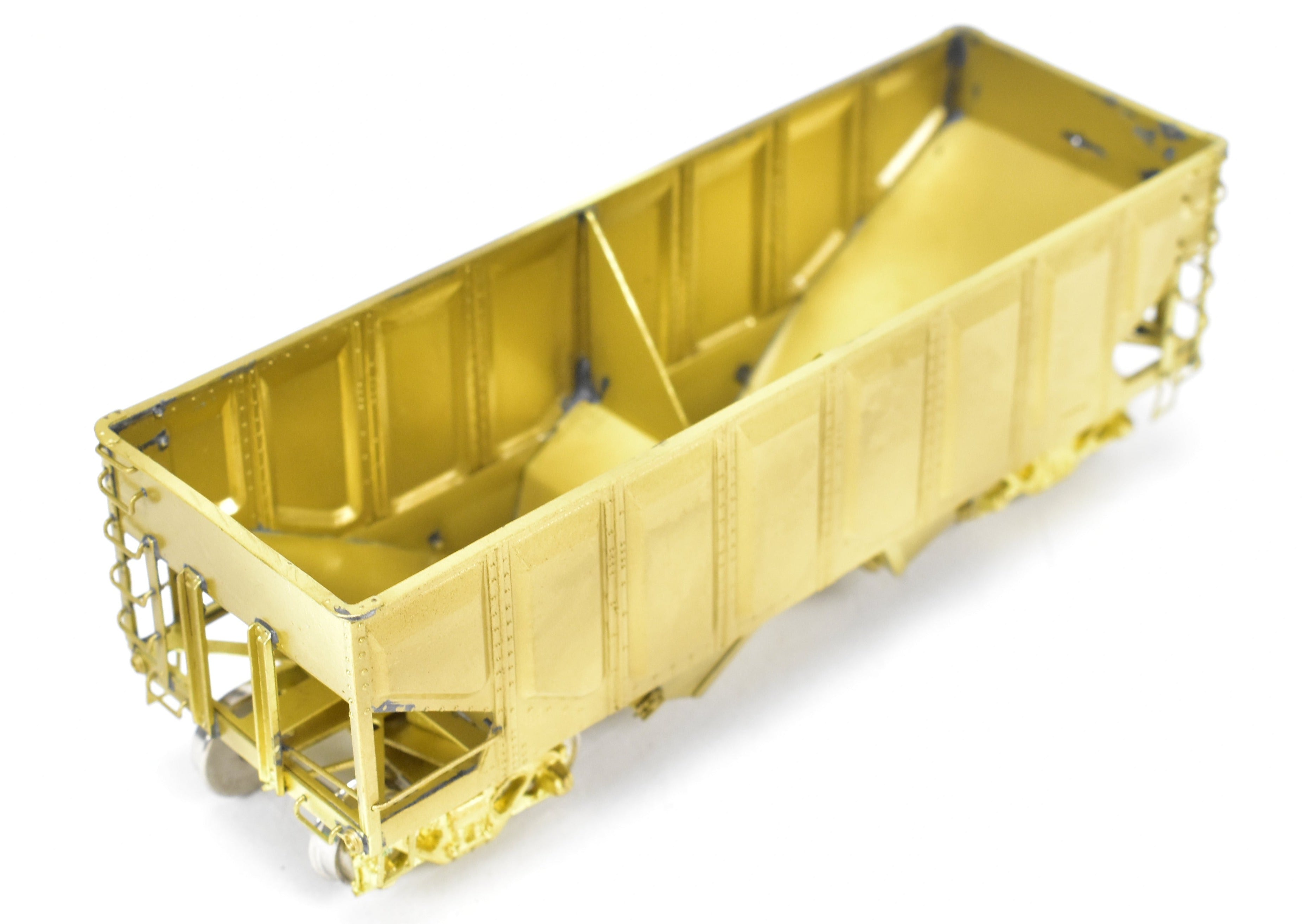 HO Scale Brass Model Railroad USRA - United States Railway Administration 2 - Bay Hopper Car by Overland Models, Inc. for Various Roads