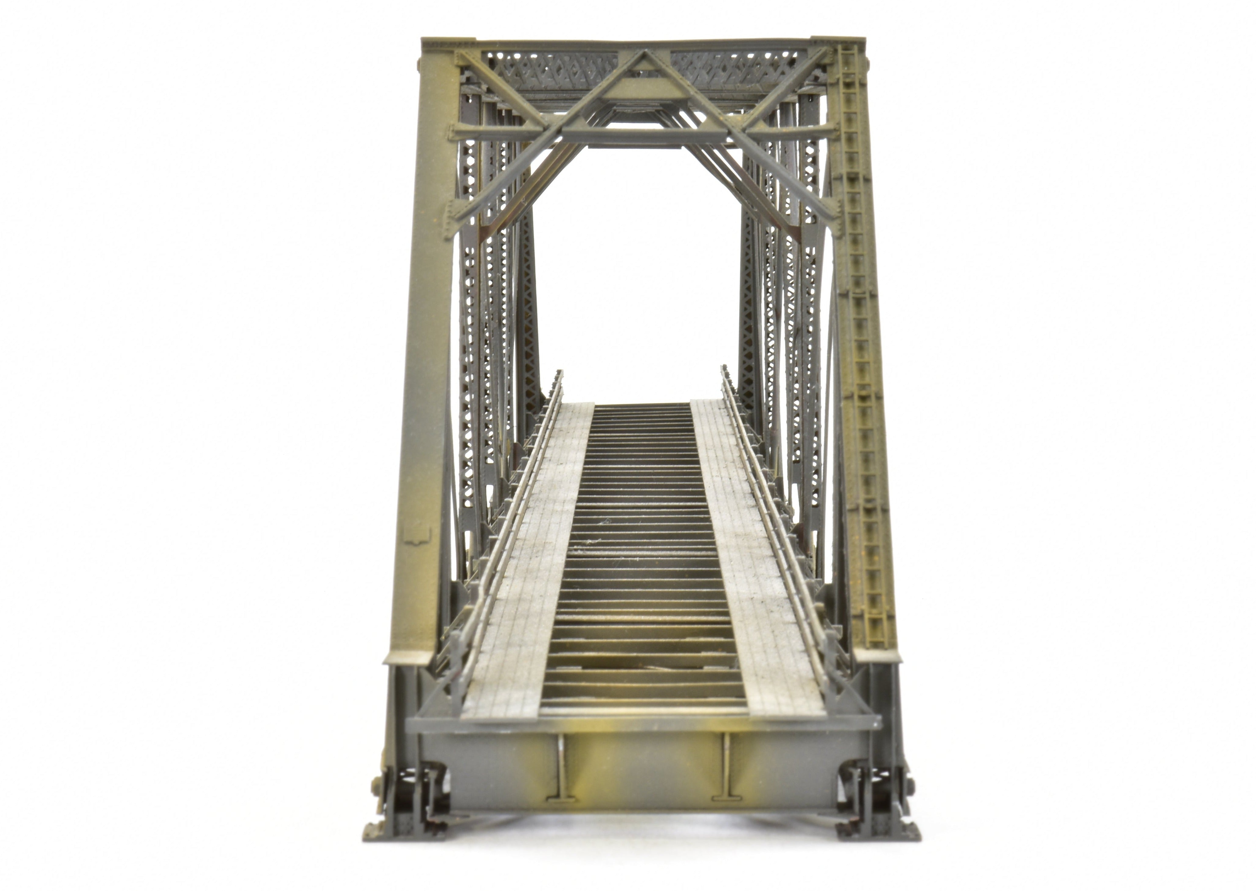 HO Scale Brass OMI - Overland Models, Inc 167-Foot Pin Connected Bridge for Various Roads in CP Black Color Model Train Accessory