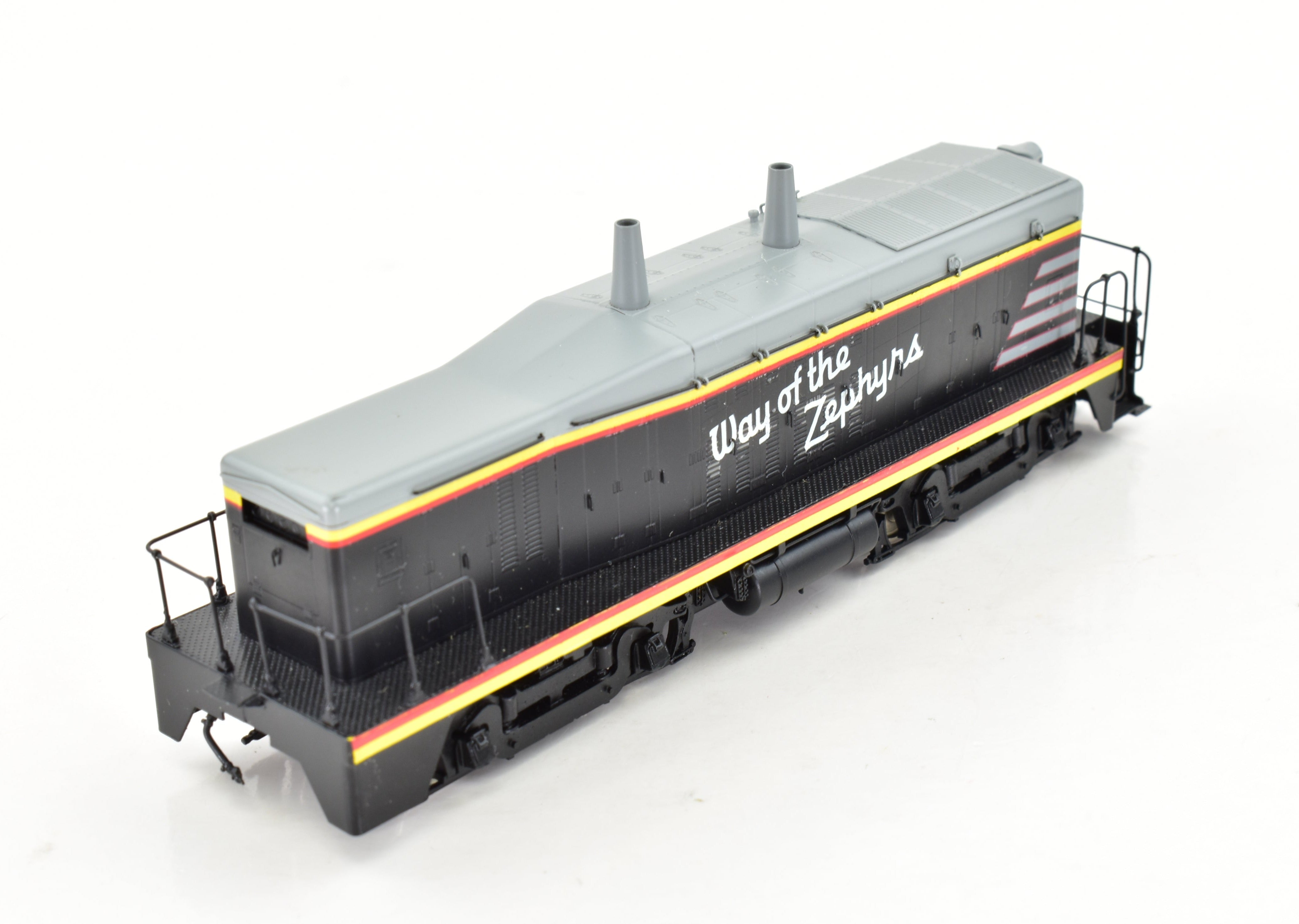 HO Scale Brass Oriental Limited CB&Q Burlington Route EMD TR-2 Cow and Calf Switcher Set