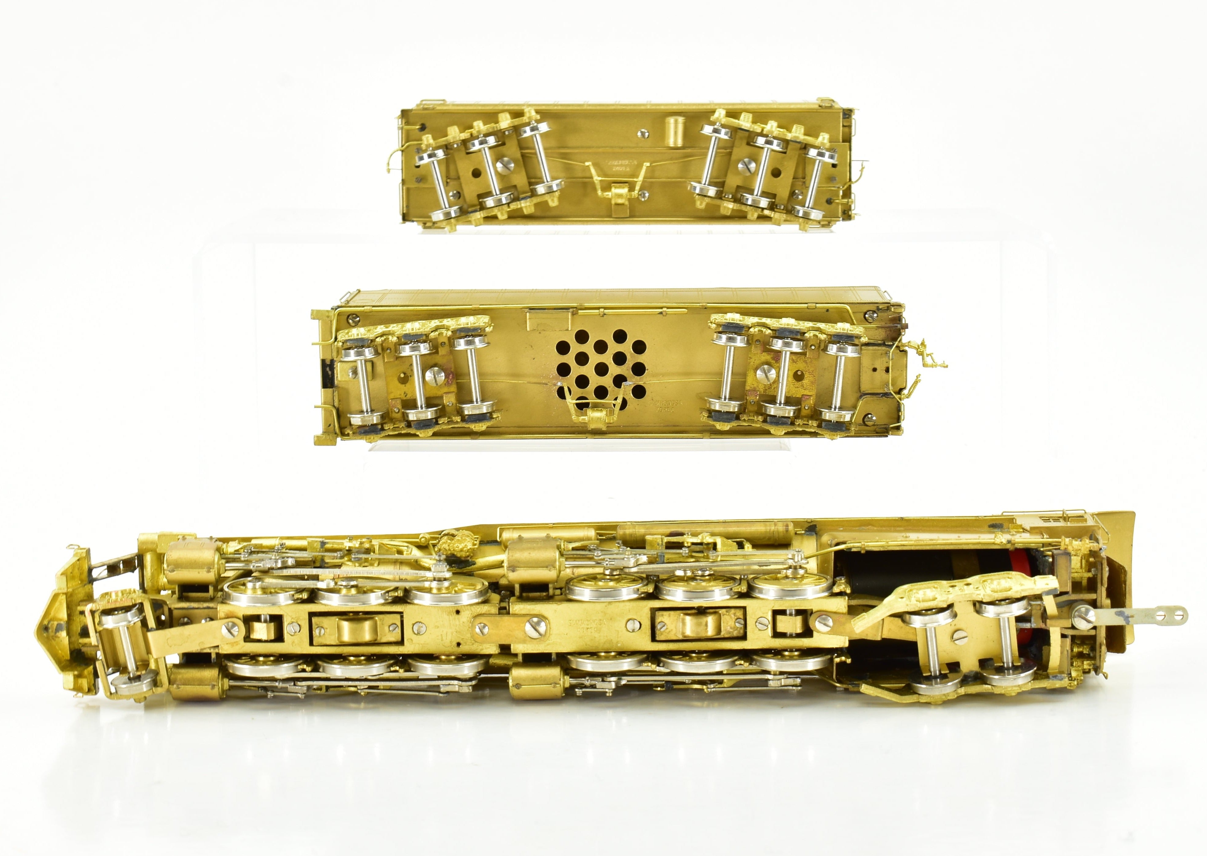 HO Scale Brass Model Train Key Imports Norfolk & Western Class A 2-6-6-4 Steam Locomotive with Auxiliary Water Car