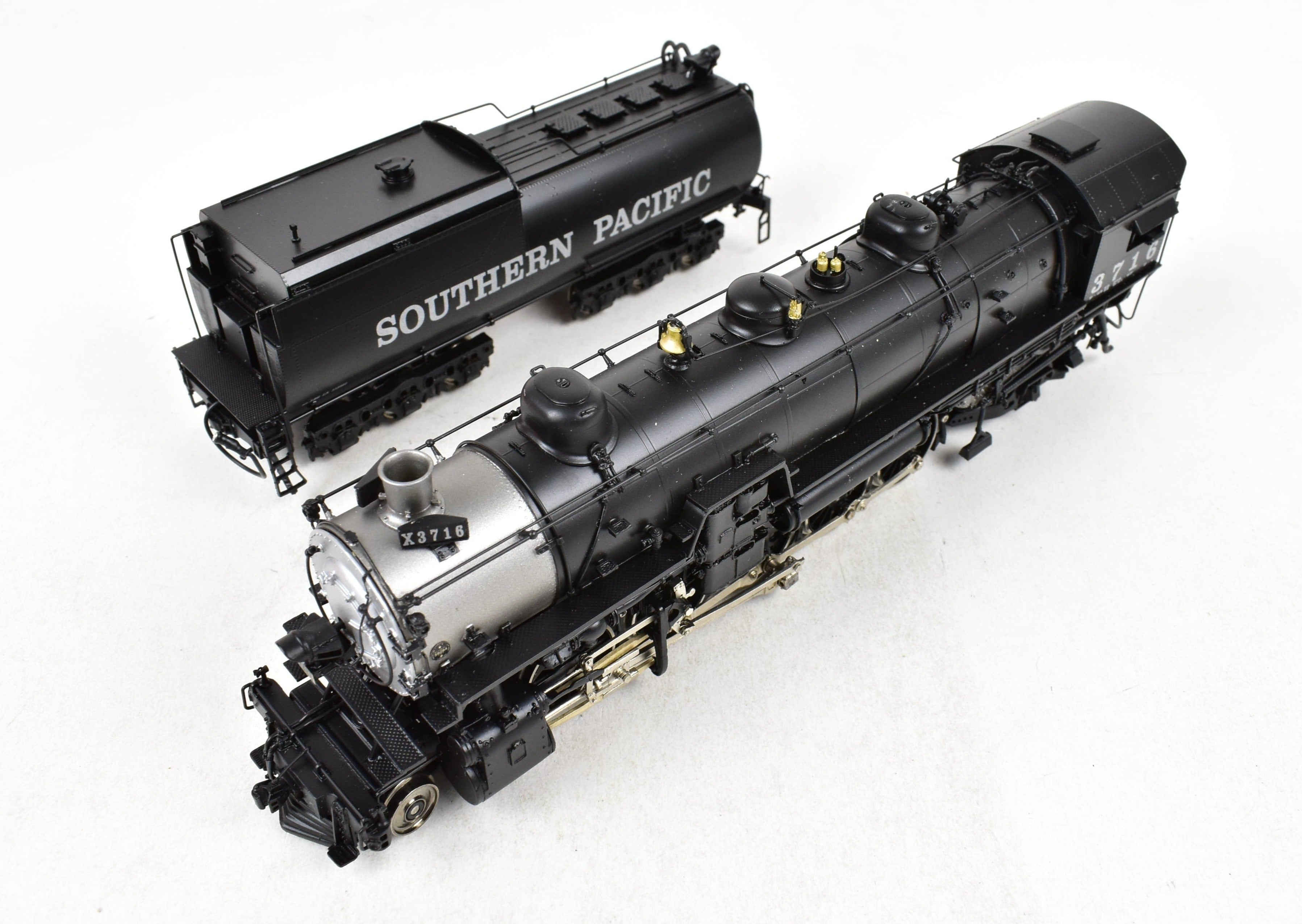 HO Scale Brass Precision Scale Co. Southern Pacific F-4 2-10-2 Factory Painted Locomotive Model No. 3716