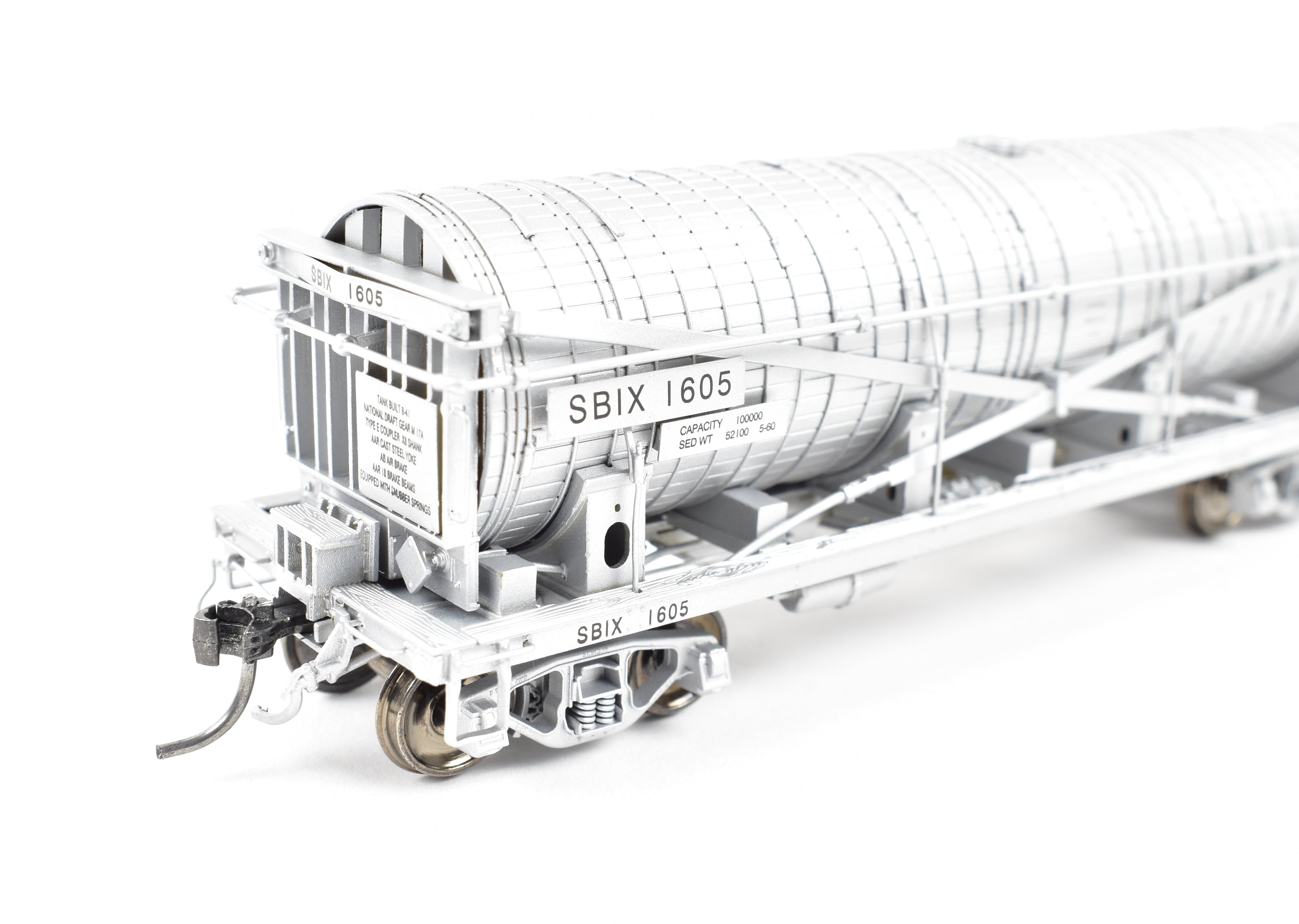 HO NEW Brass North Bank Line SBIX 1605 Standard Brand Vinegar Car Model