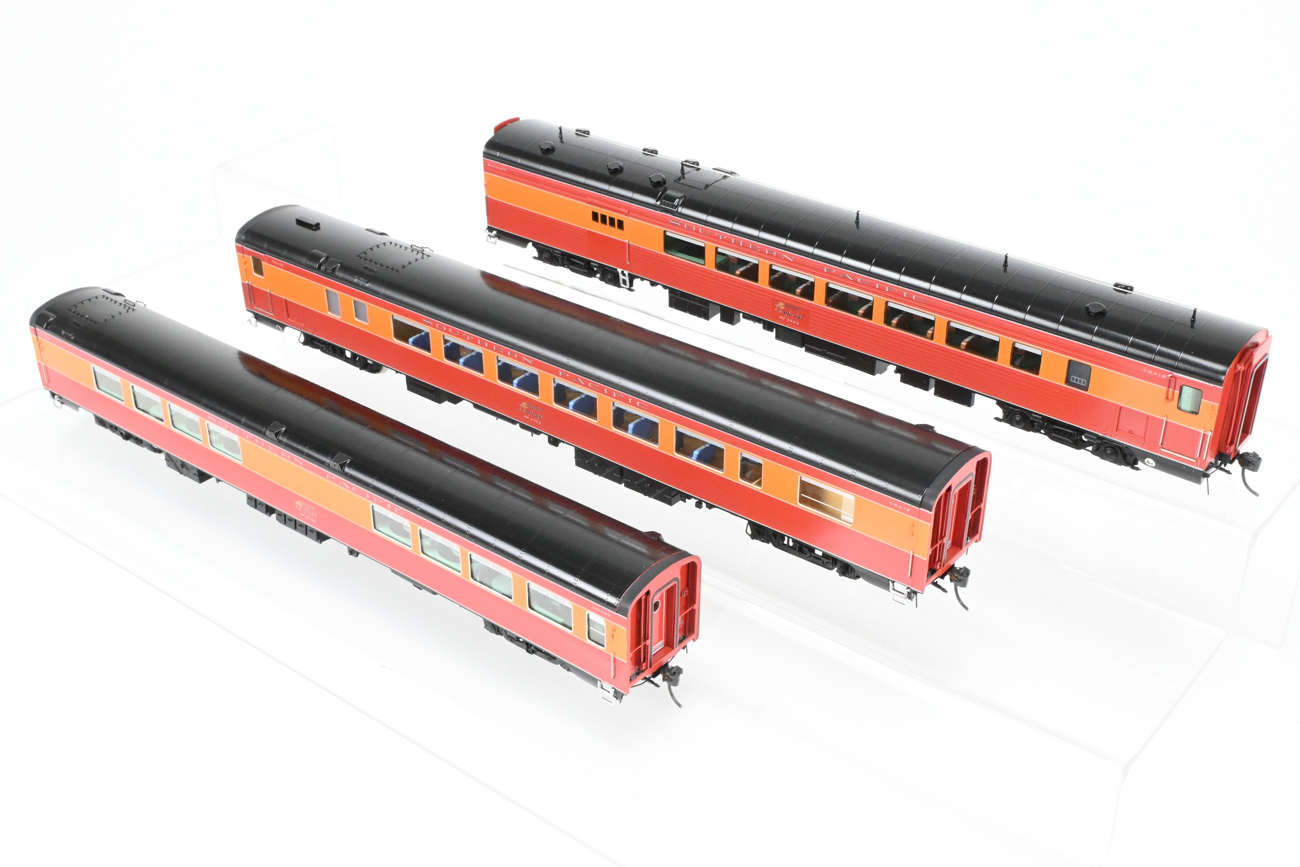 HO Scale Brass CON CIL - Challenger Imports Model Train Set - Southern Pacific 1955 Morning Daylight 10 - Car Full Train Set FP