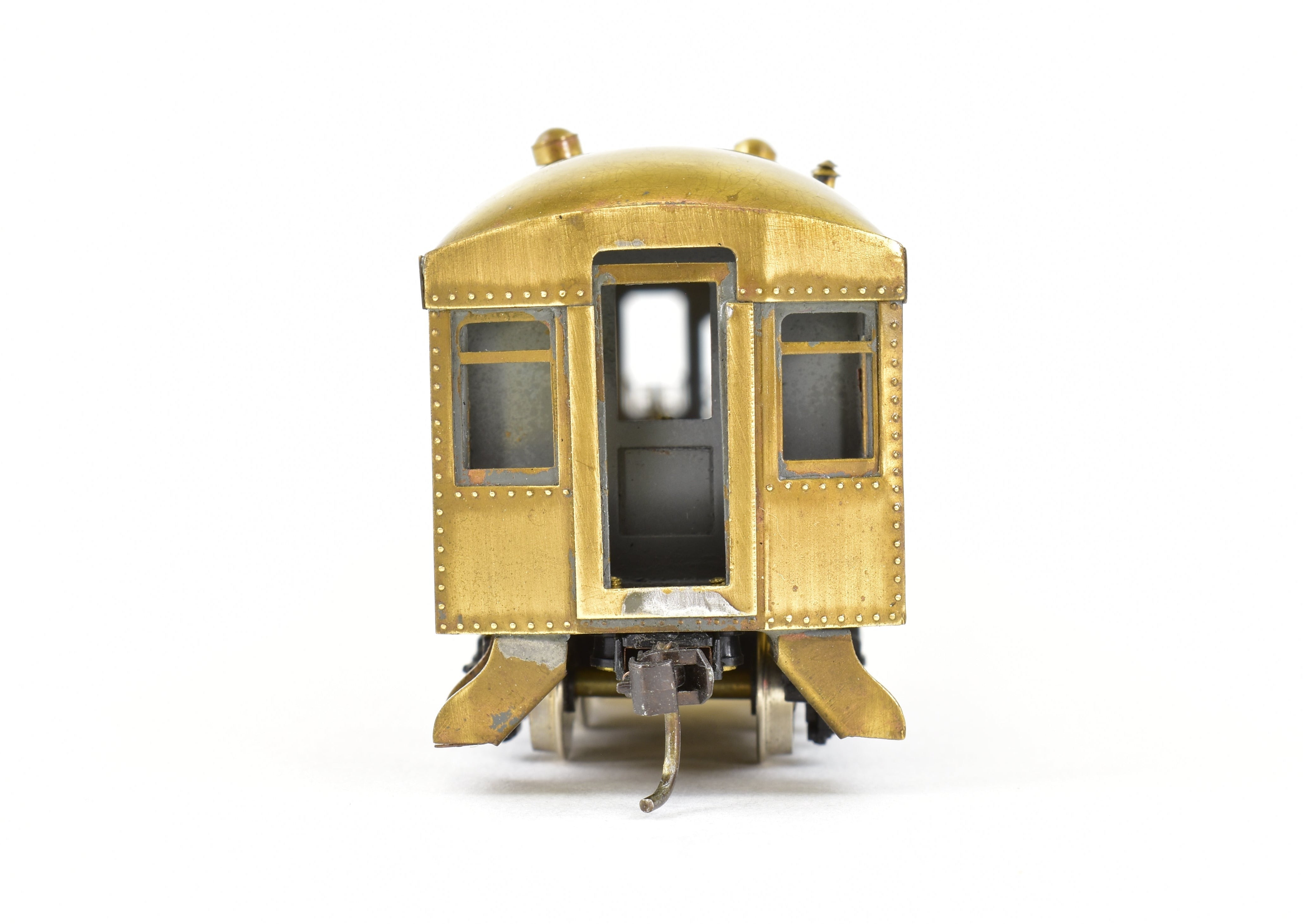 HO Scale Brass Ken Kidder Illinois Central Harriman Observation Car with CV Trucks