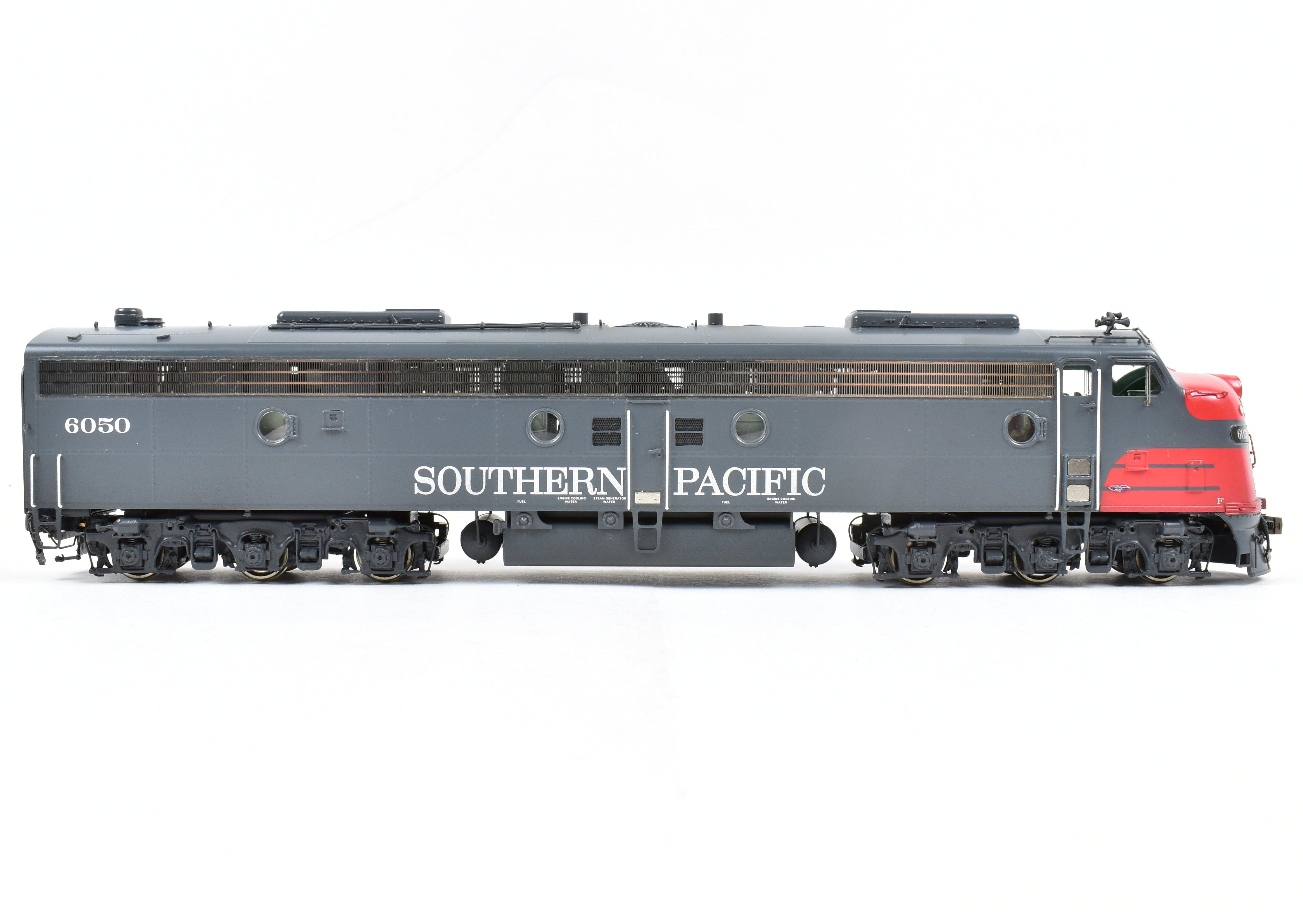 HO Scale Brass Union Terminal Imports (UTI) Southern Pacific EMD E9A FP Locomotive Model No. 6050 with DCC Decoder