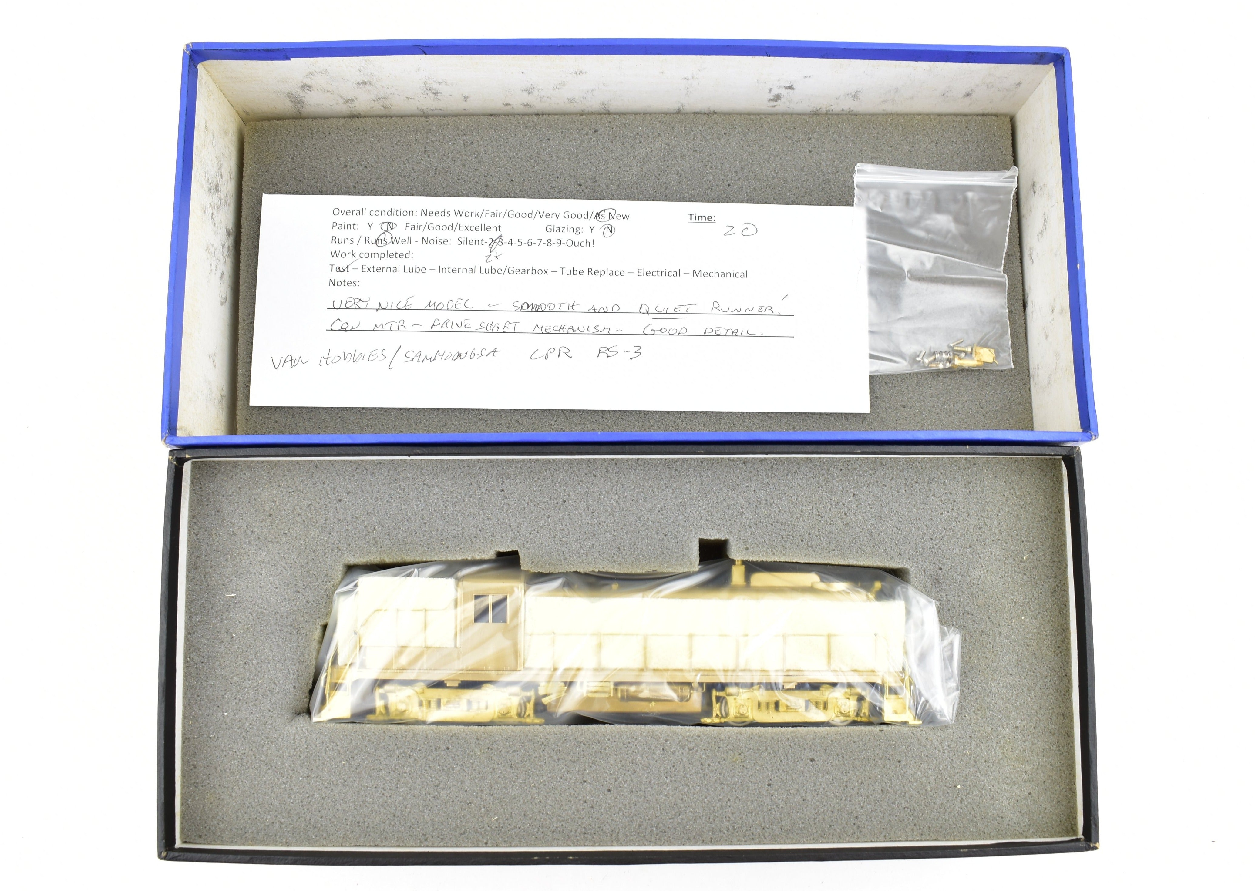 HO Scale Brass Van Hobbies Canadian Pacific Railway MLW RS - 3 Diesel Switcher
