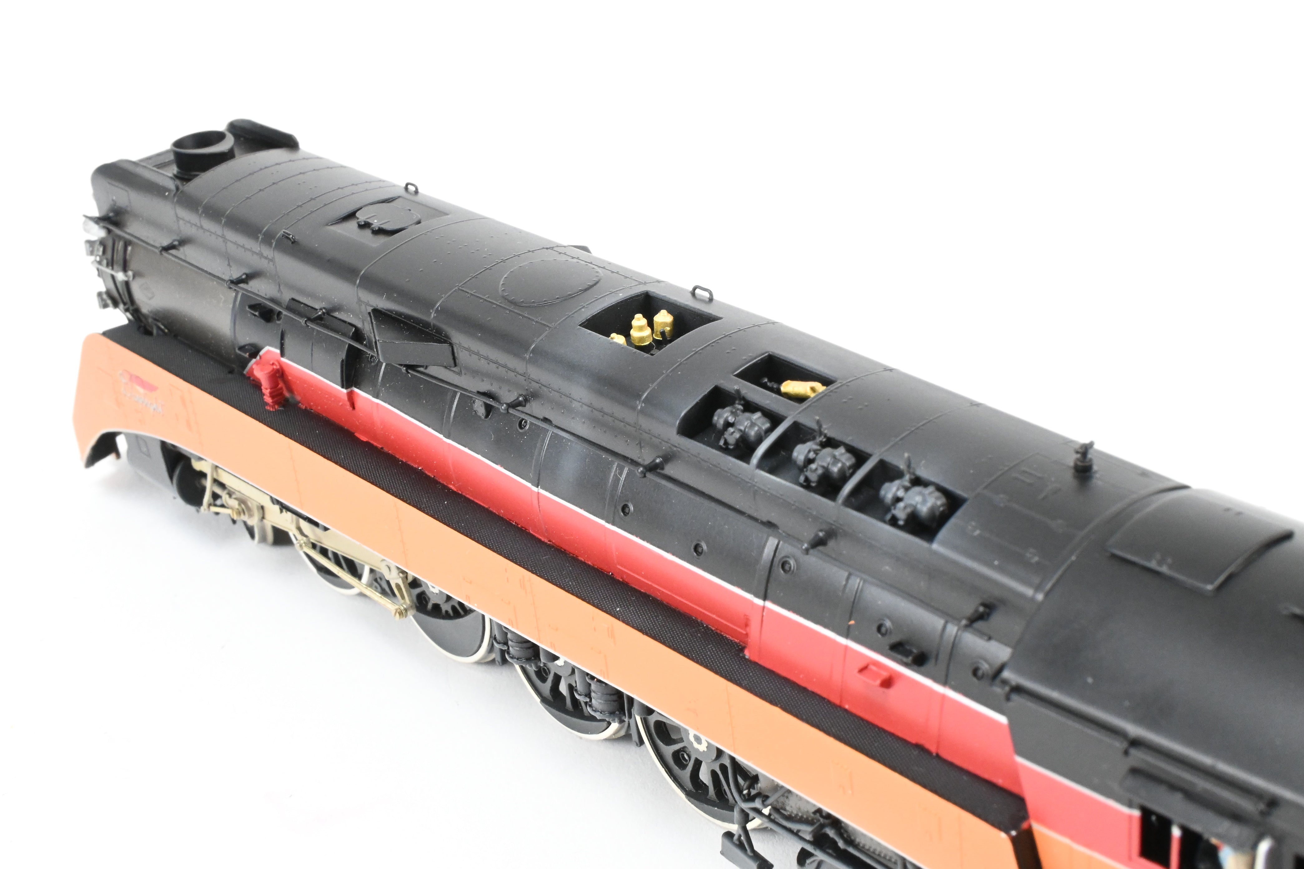 HO Scale Brass Model Train CON Key Imports SP - Southern Pacific GS - 5 4 - 8 - 4 Late Daylight Custom Series #84 Road No. 4458 with Light Weathering and PFM Sound Function