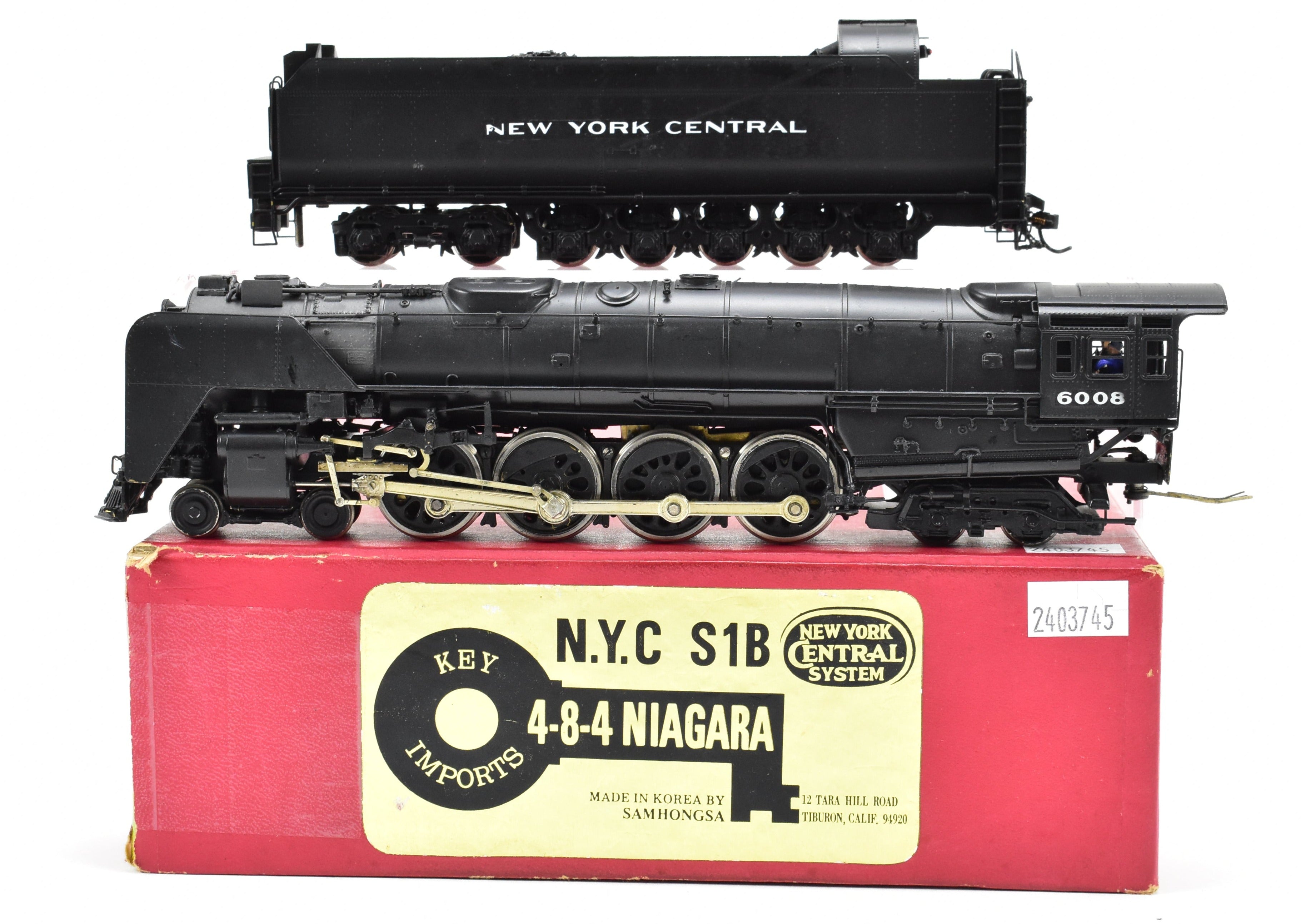 Brass Key Imports HO Model - New York Central S - 1b 4 - 8 - 4 Niagara #6008