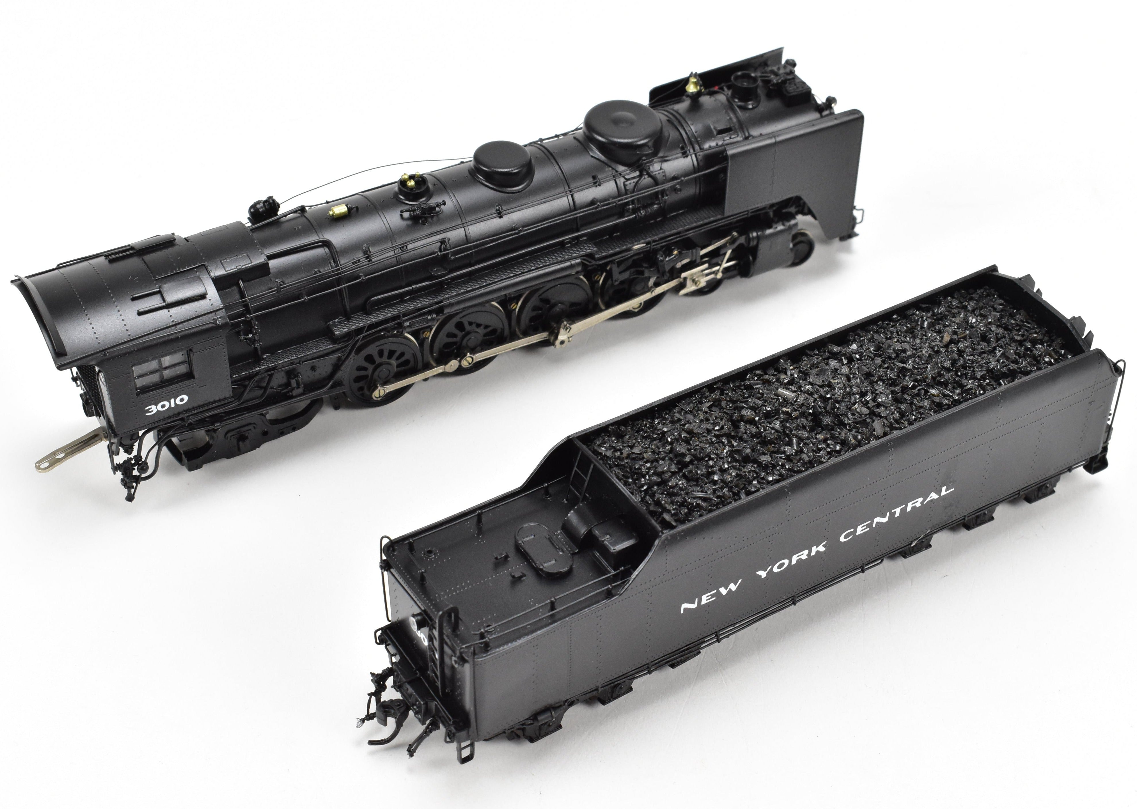 HO Scale Brass Key Imports Model Train - New York Central L-3a 4-8-2 Mohawk 1977 Run Custom Painted Locomotive with Road Number 3010 Decals