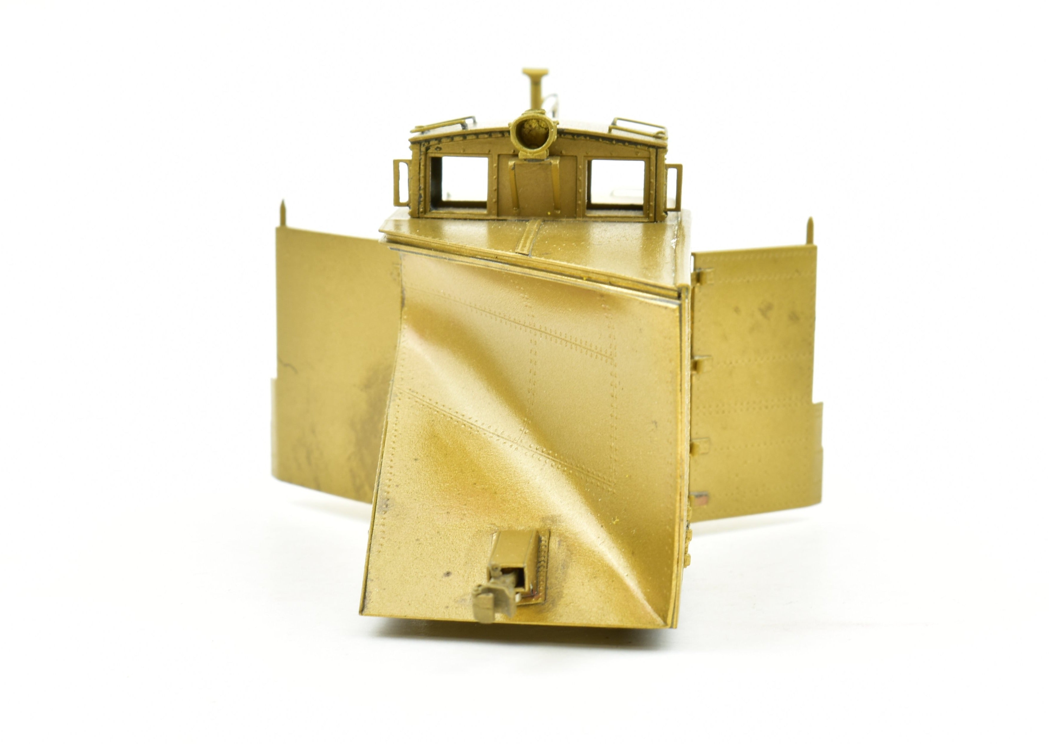 High - Quality HO Scale Brass Totem Models Canadian Pacific Railway Snow Plow - A Super - Rare Collectible Model