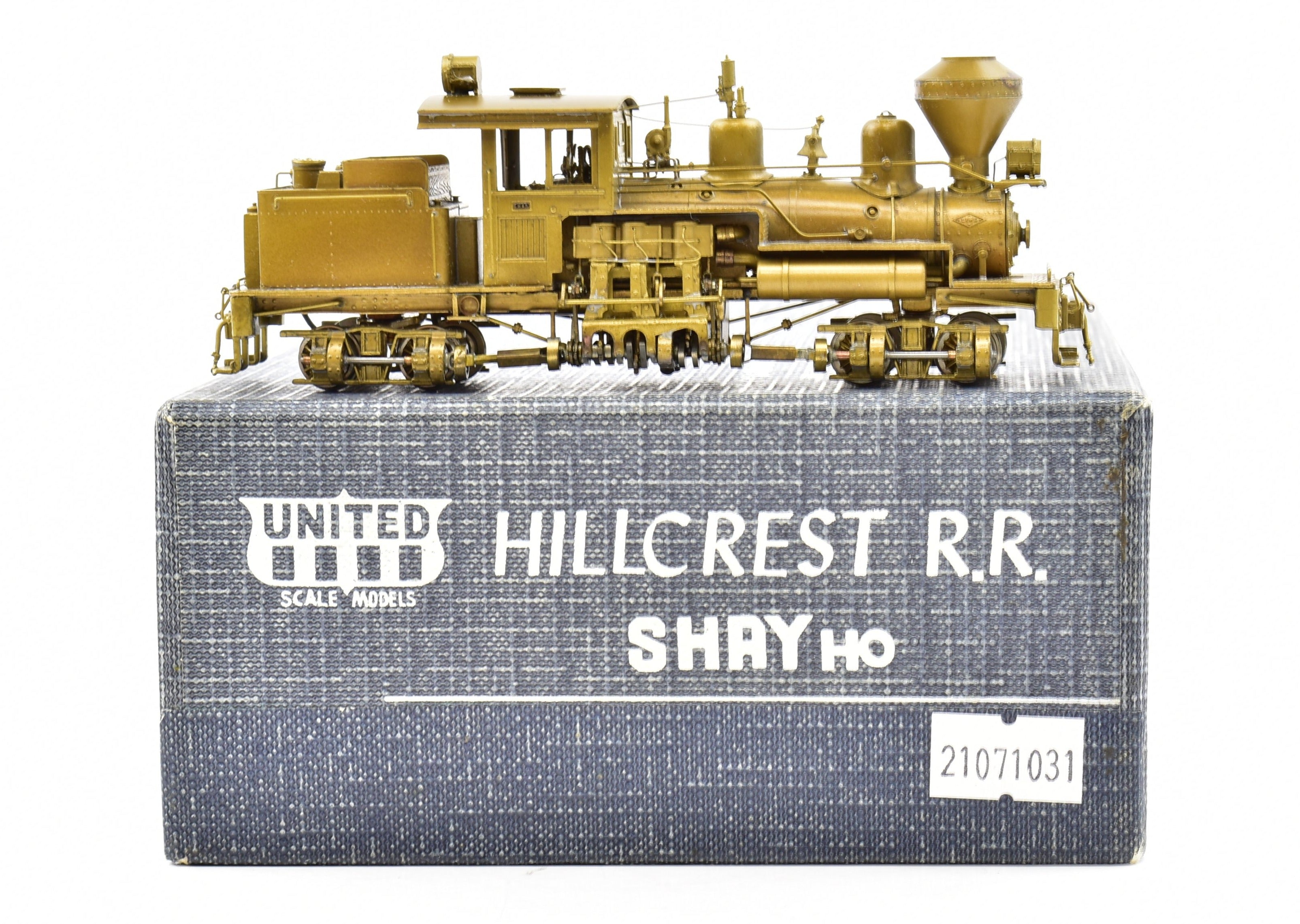 HO Scale Brass PFM - United Hillcrest - Osbourne Railroad 2 - Truck 25 - Ton Shay Geared Logging Locomotive Model