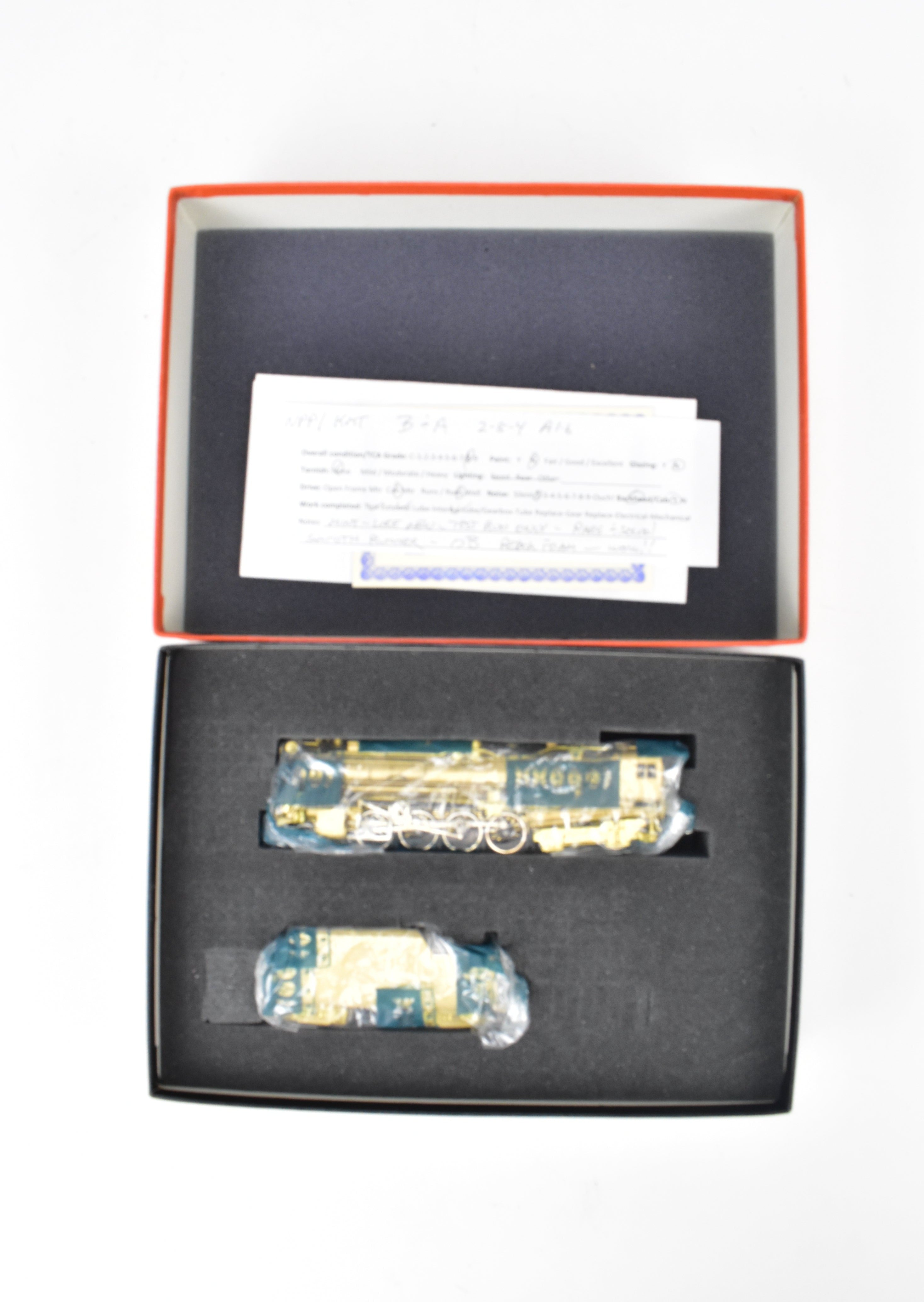 HO Scale Brass NPP Nickel - Plated Boston & Albany Class A - 1b 2 - 8 - 4 with Added Details