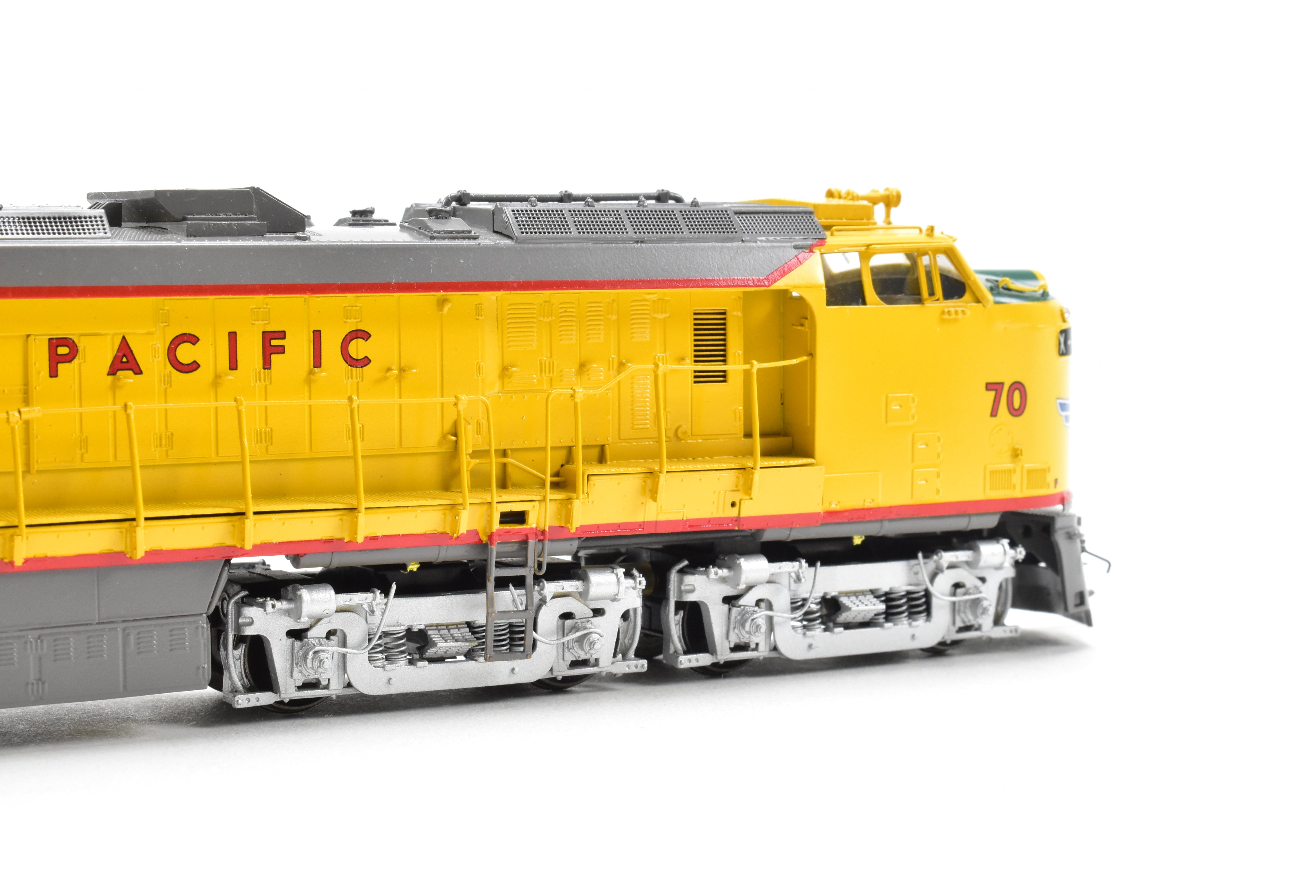 HO Brass OMI UP Union Pacific Veranda Turbine Round Tender #73 Custom Painted