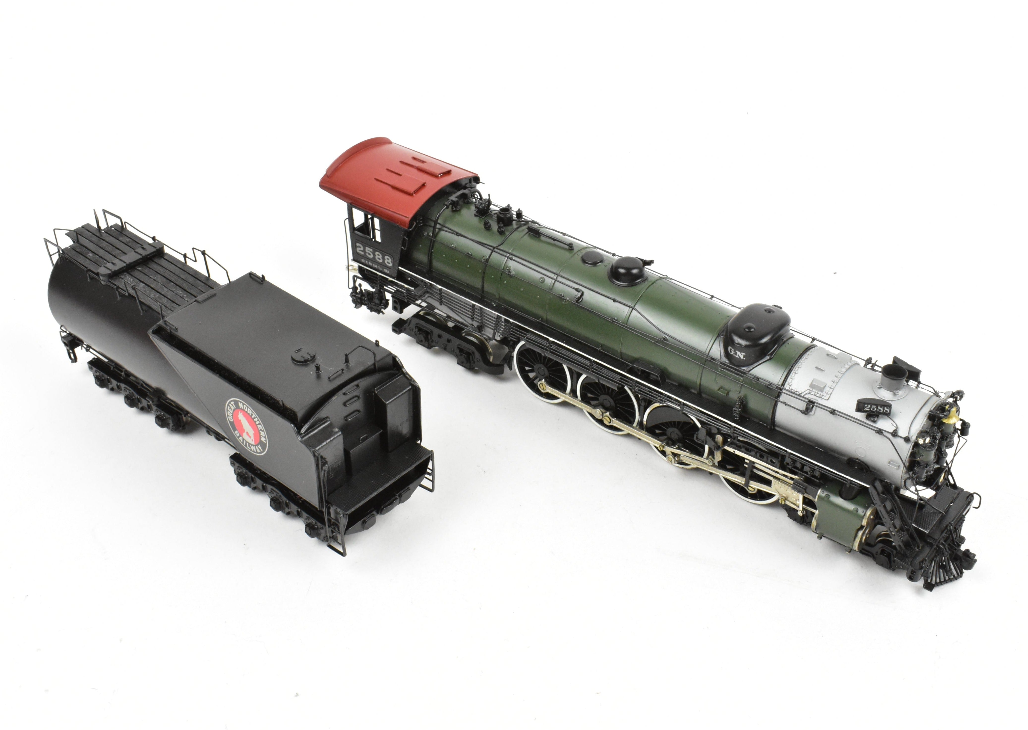 HO Brass GN Great Northern S-2 4-8-4 Professionally Painted by Hal Maynard