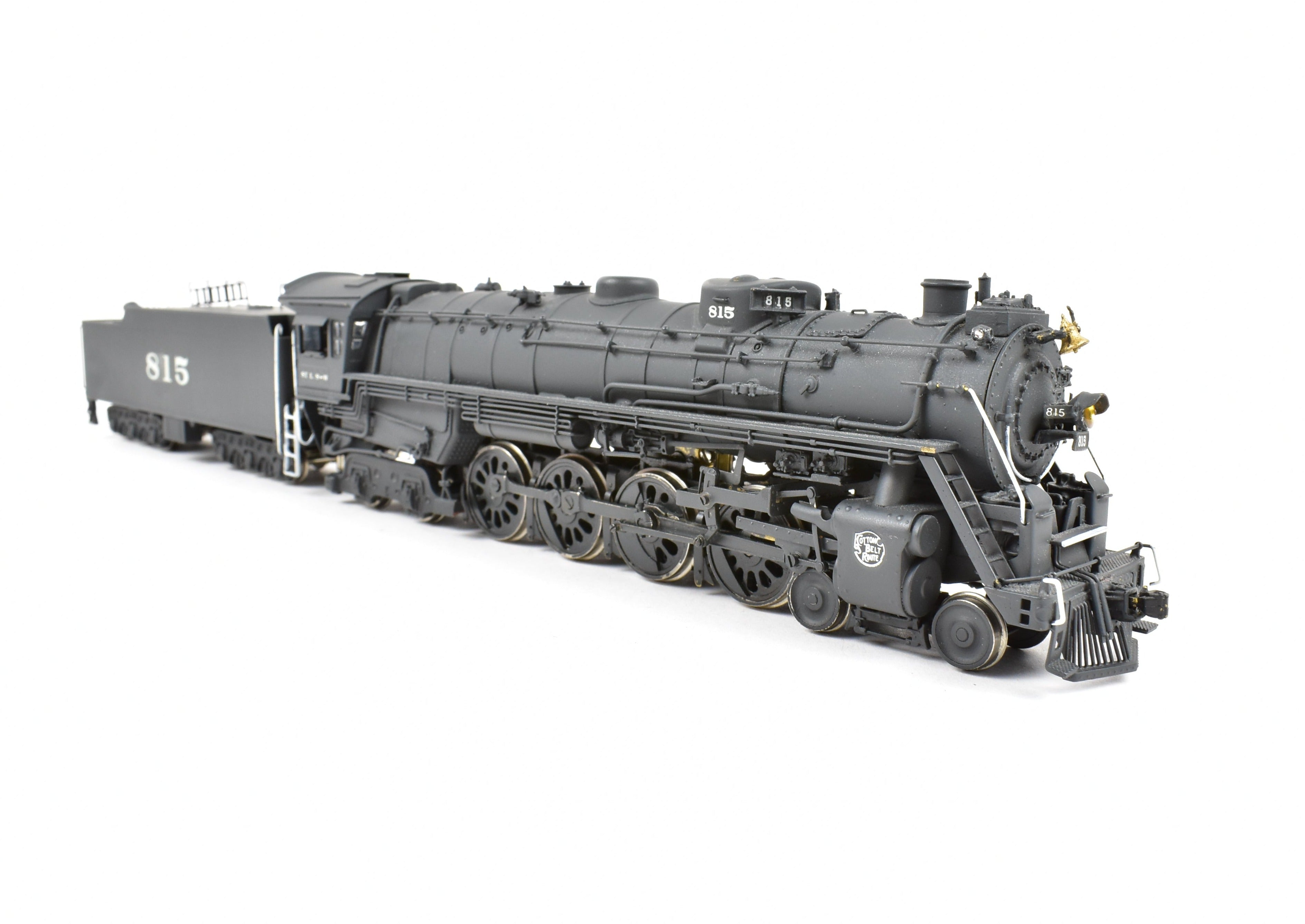 HO Scale Brass Model Train by Westside Model Co., Custom Painted SSW - Cotton Belt Class GS - 8 4 - 8 - 4 Locomotive, Numbered SSW #815